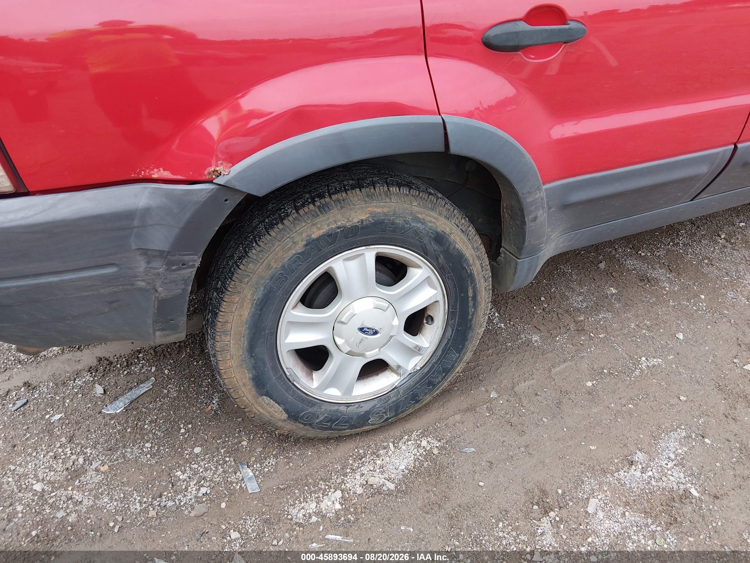 2002 Ford Escape Xlt Red vin: 1FMYU04162KD54652