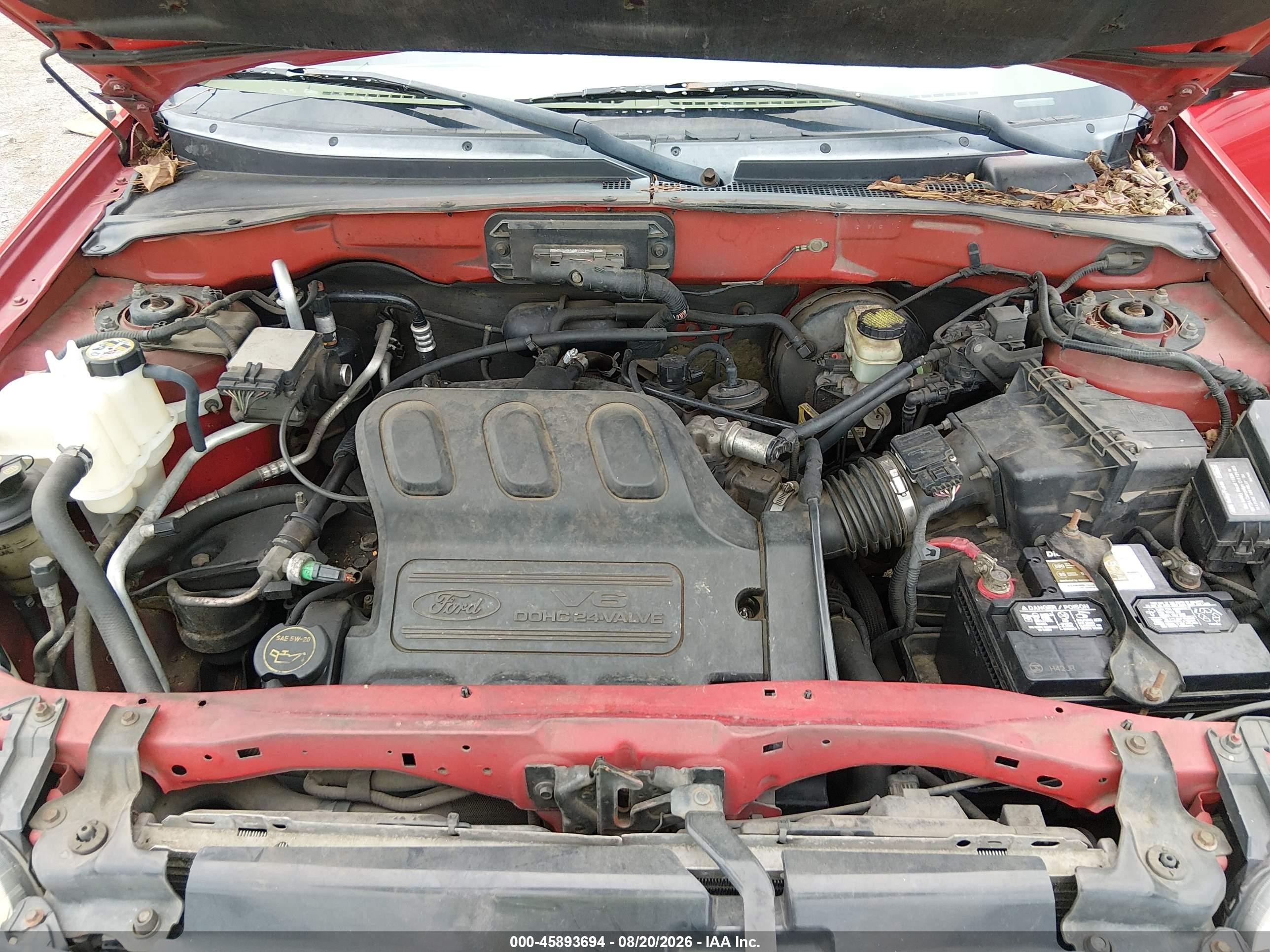2002 Ford Escape Xlt Red vin: 1FMYU04162KD54652
