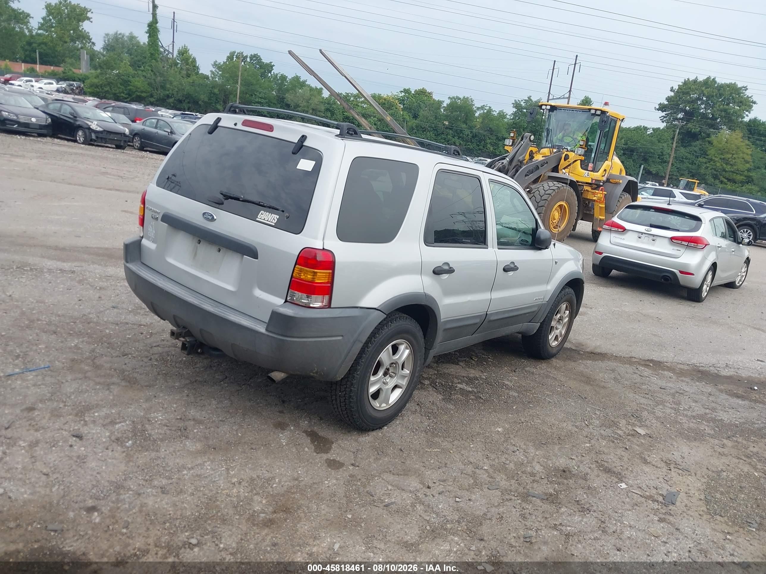 2002 Ford Escape Xlt Silver vin: 1FMYU04172KC38943