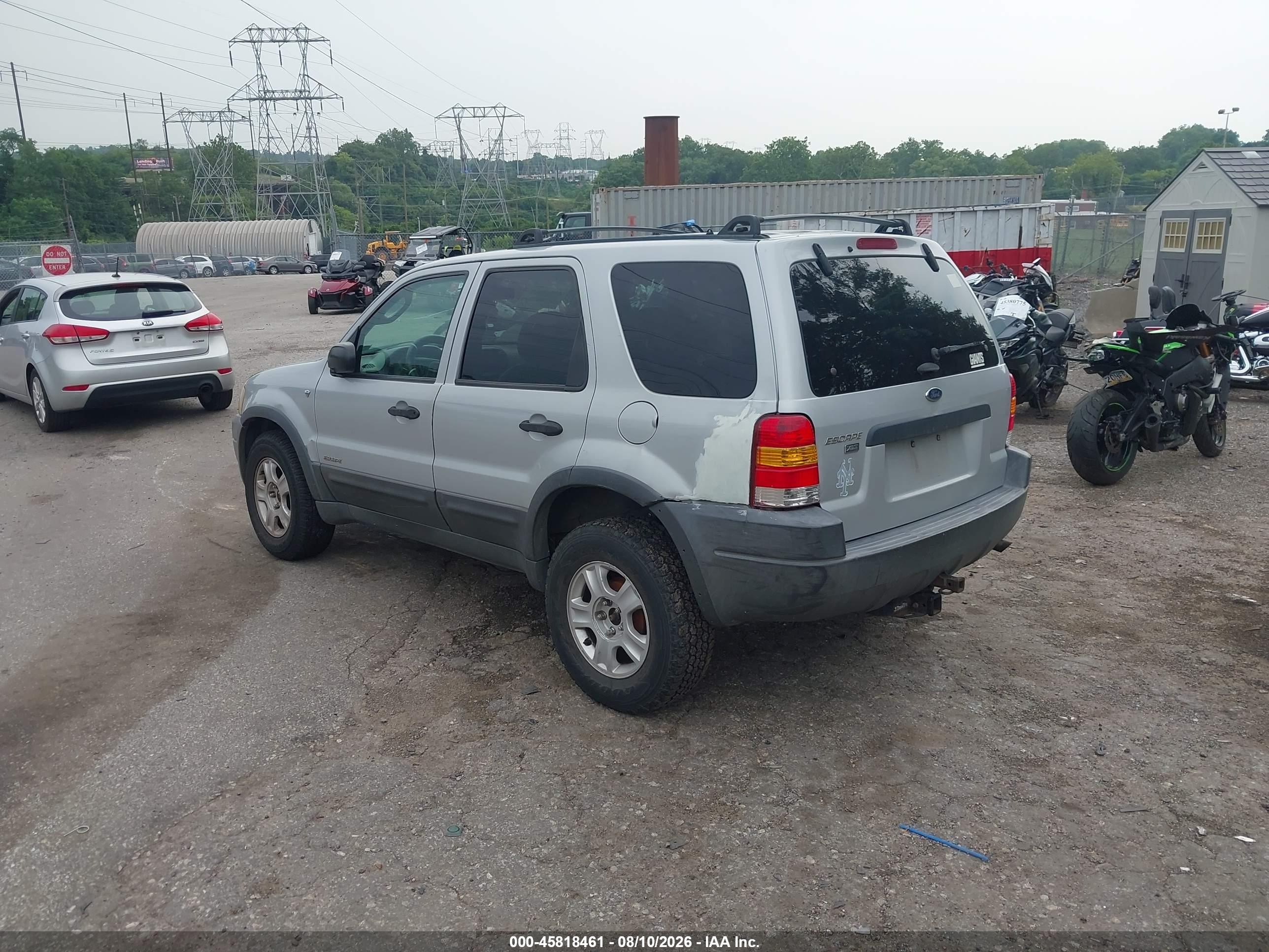 2002 Ford Escape Xlt Silver vin: 1FMYU04172KC38943