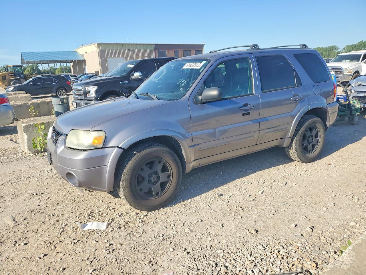2007 Ford Escape Limited Gray vin: 1FMYU04177KA09590