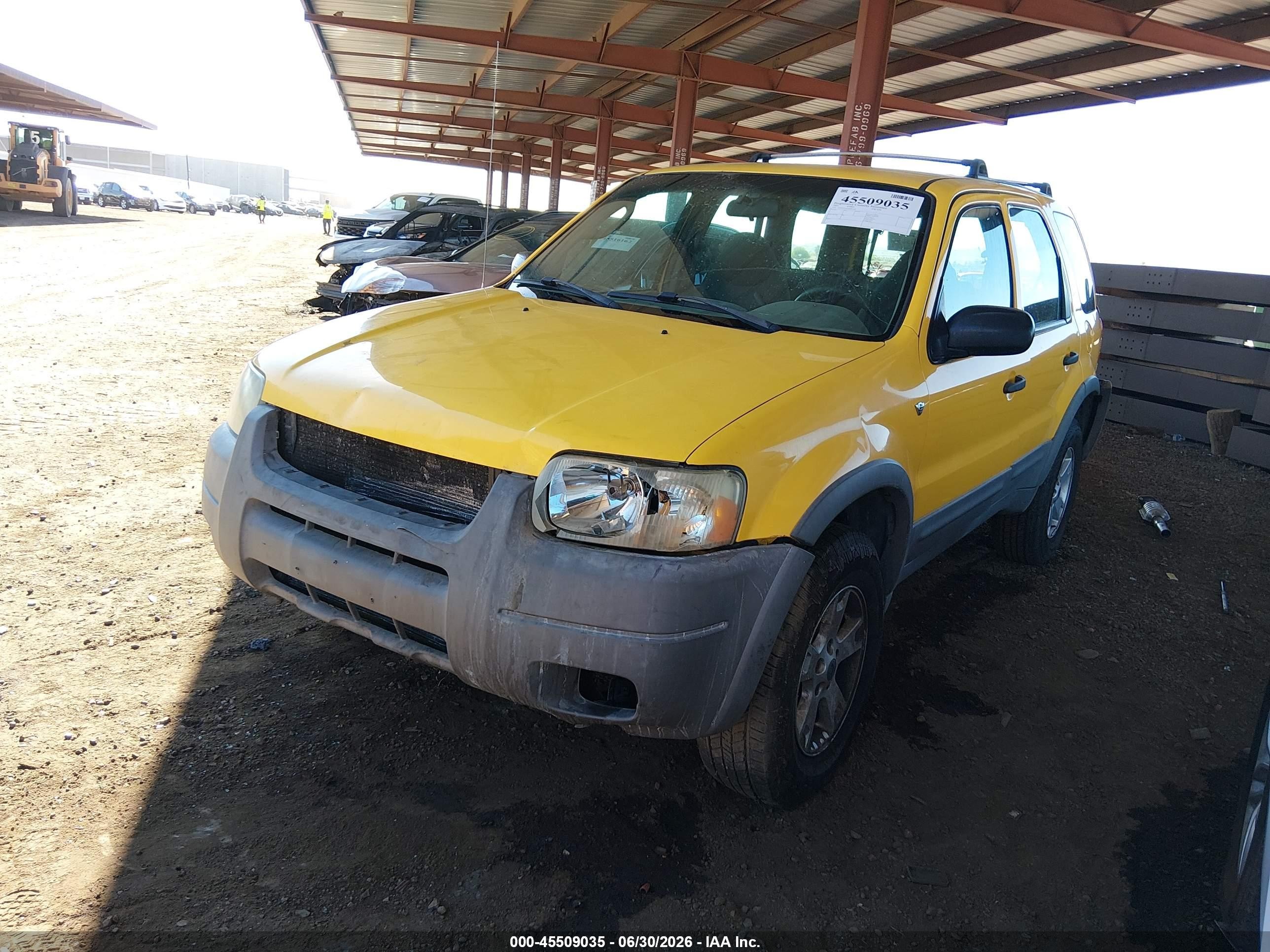 2001 Ford Escape Xlt Желтый vin: 1FMYU04181KB81022