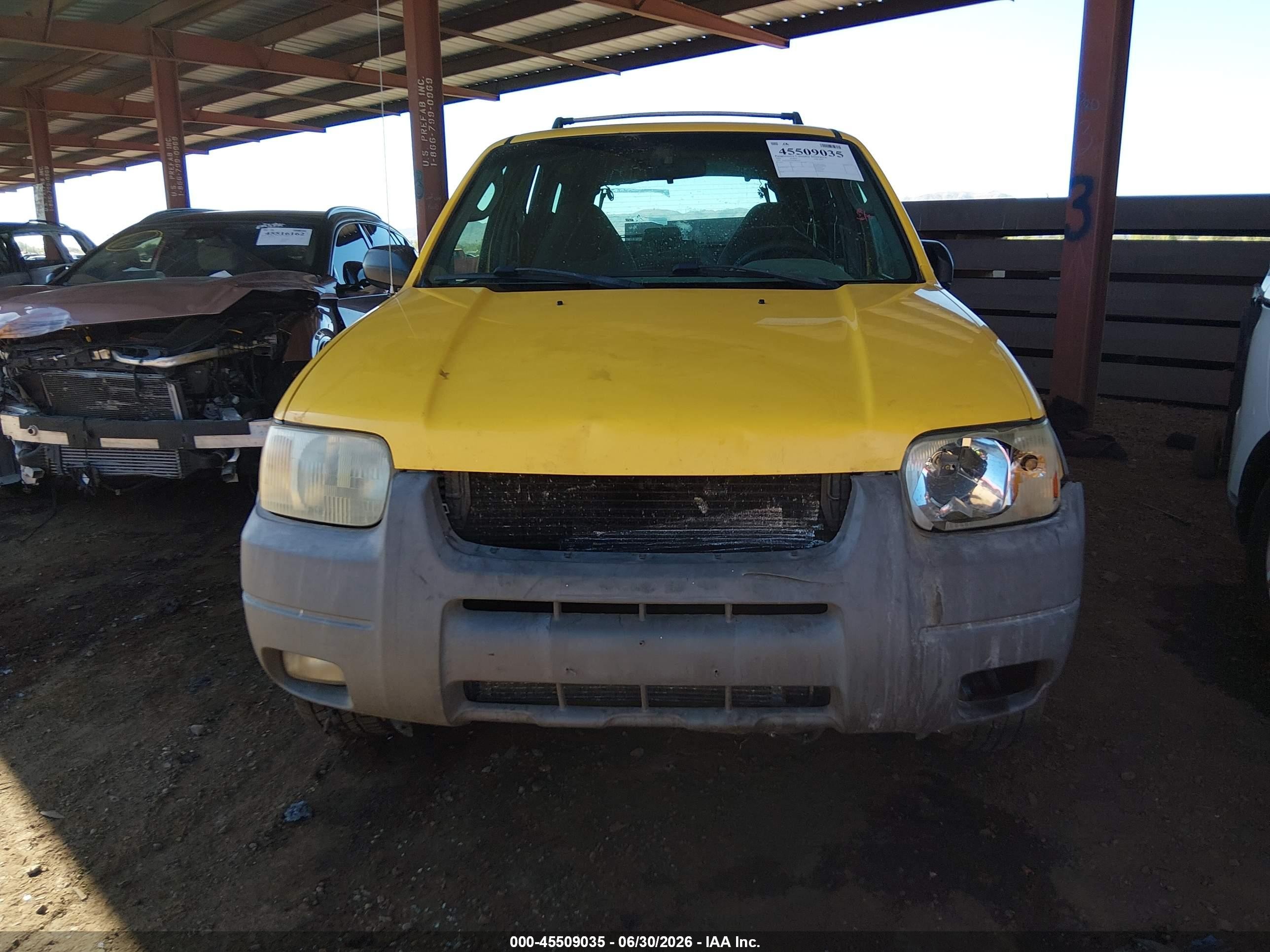 2001 Ford Escape Xlt Желтый vin: 1FMYU04181KB81022