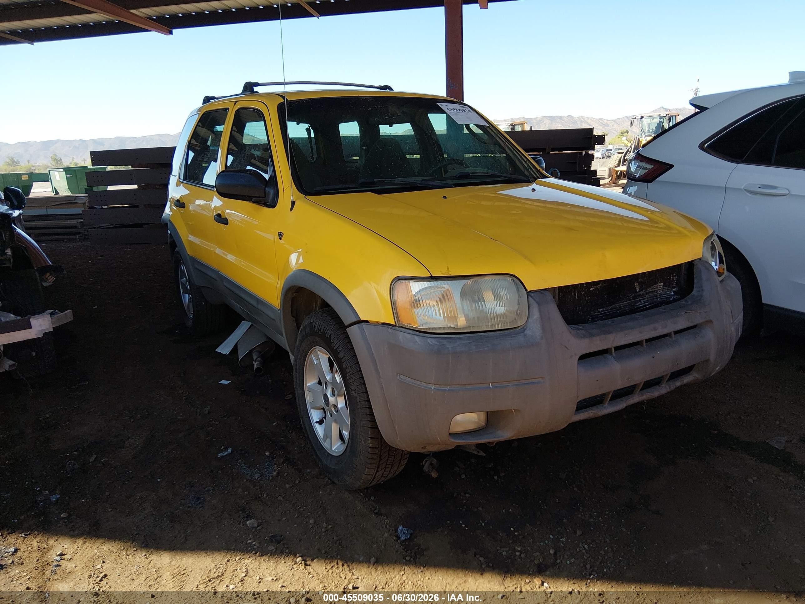 2001 Ford Escape Xlt Желтый vin: 1FMYU04181KB81022