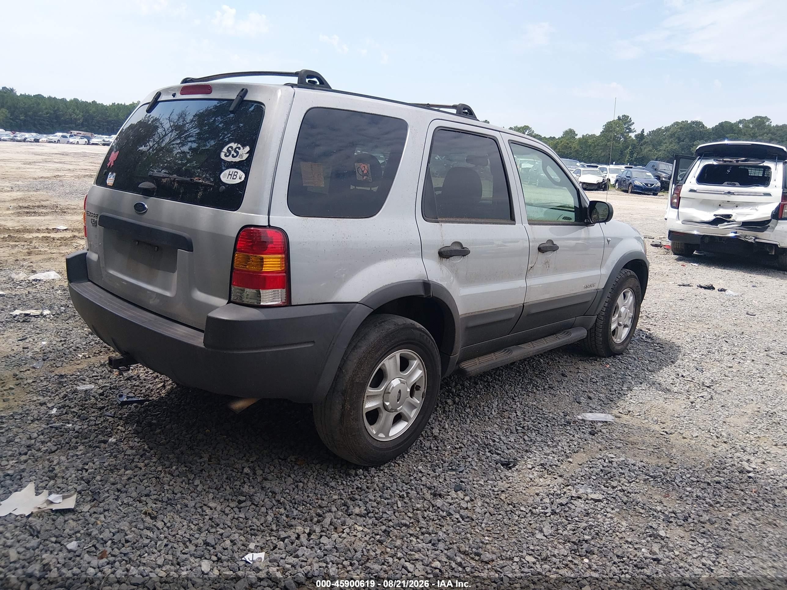 2002 Ford Escape Xlt Silver vin: 1FMYU04182KB38382