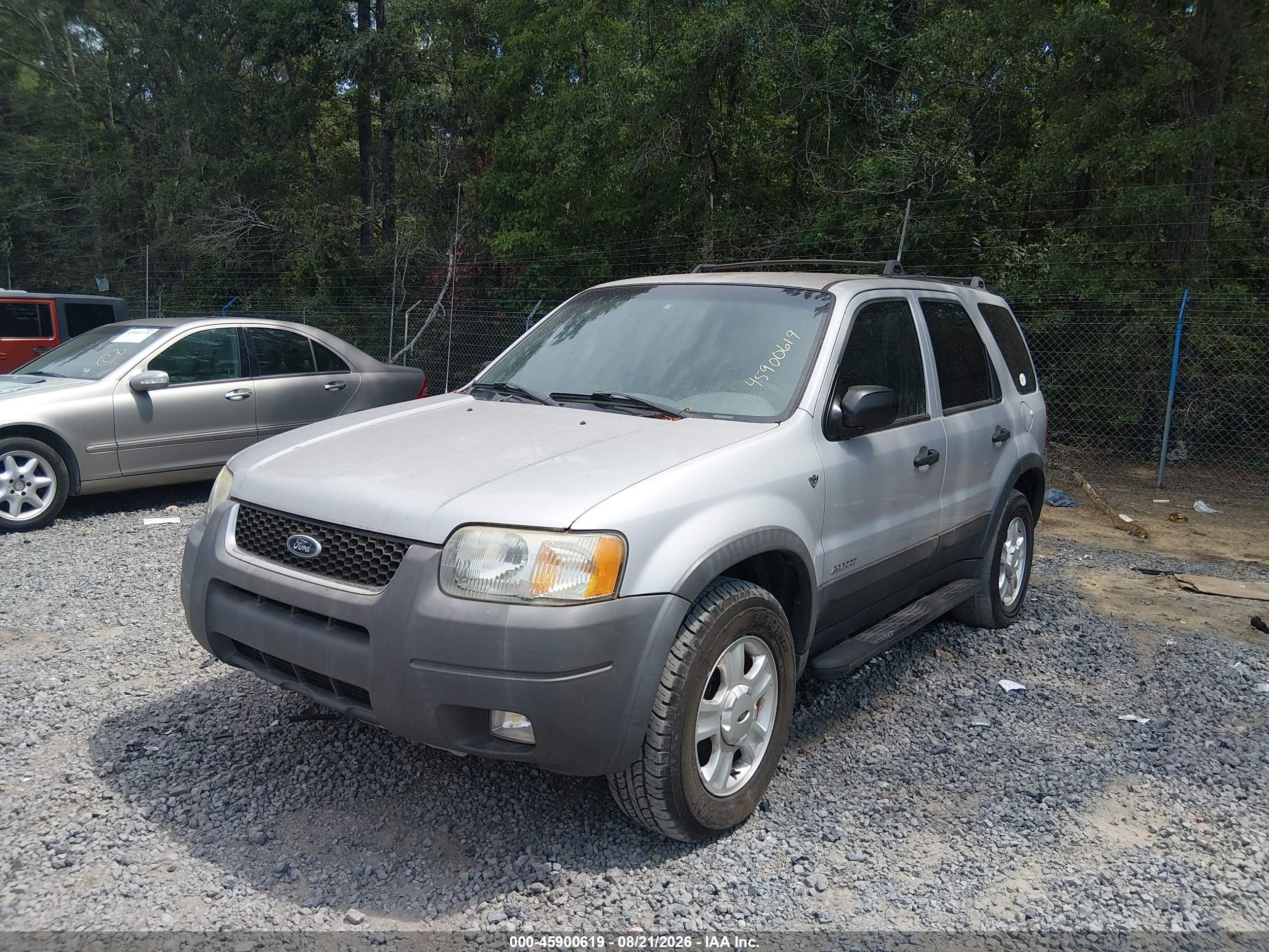 2002 Ford Escape Xlt Silver vin: 1FMYU04182KB38382
