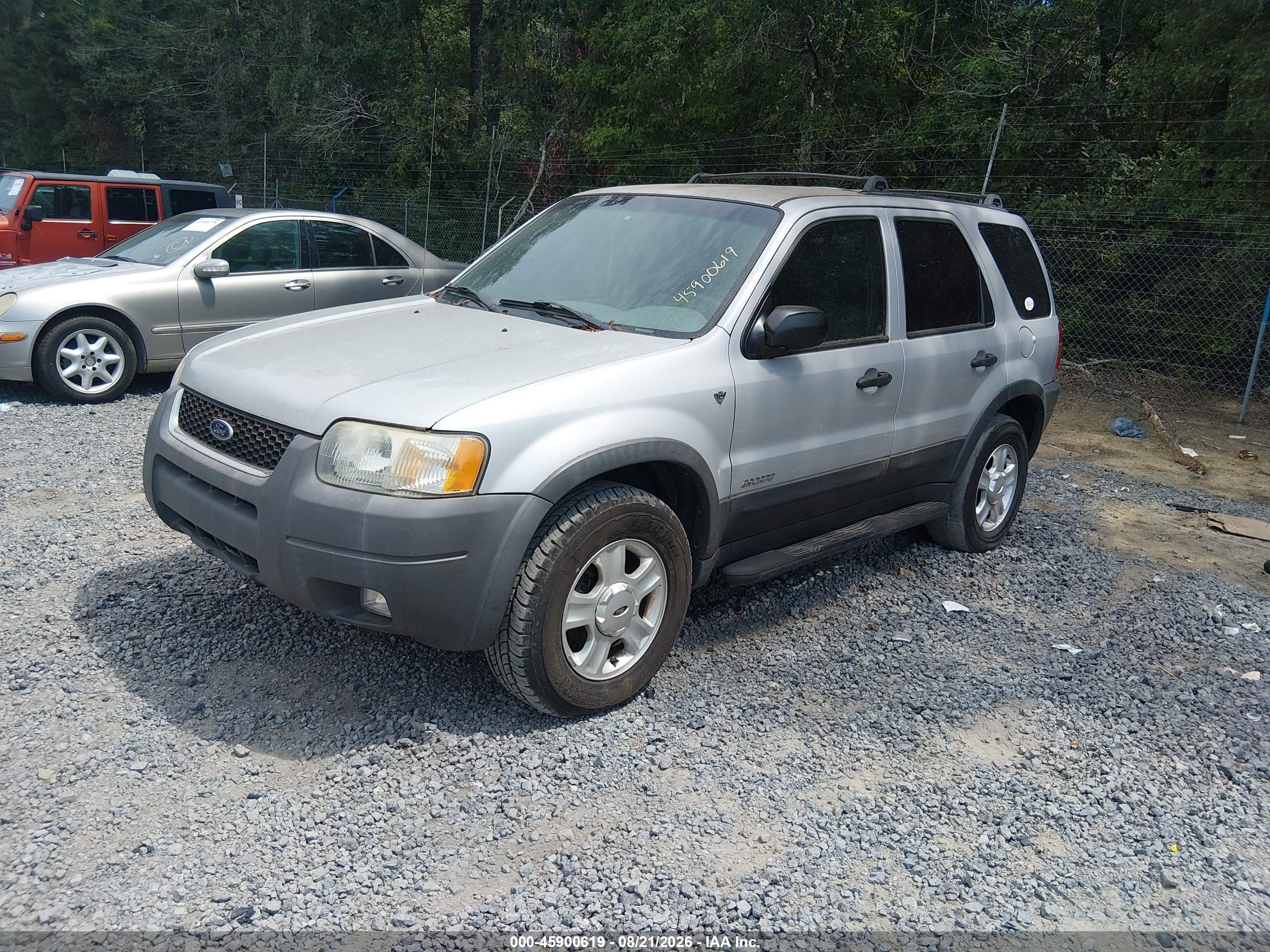 2002 Ford Escape Xlt Silver vin: 1FMYU04182KB38382