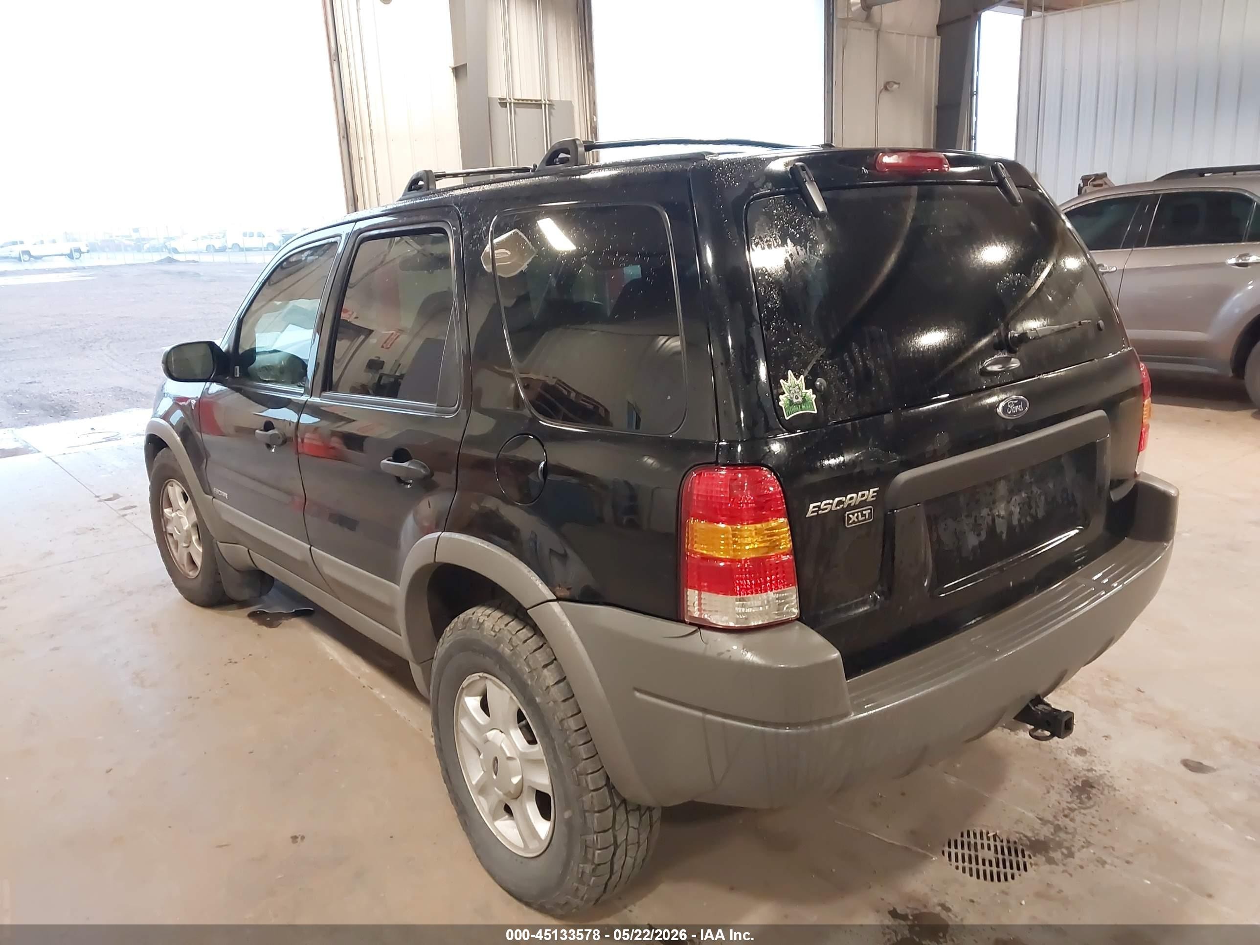 2001 Ford Escape Xlt Black vin: 1FMYU04191KB81451