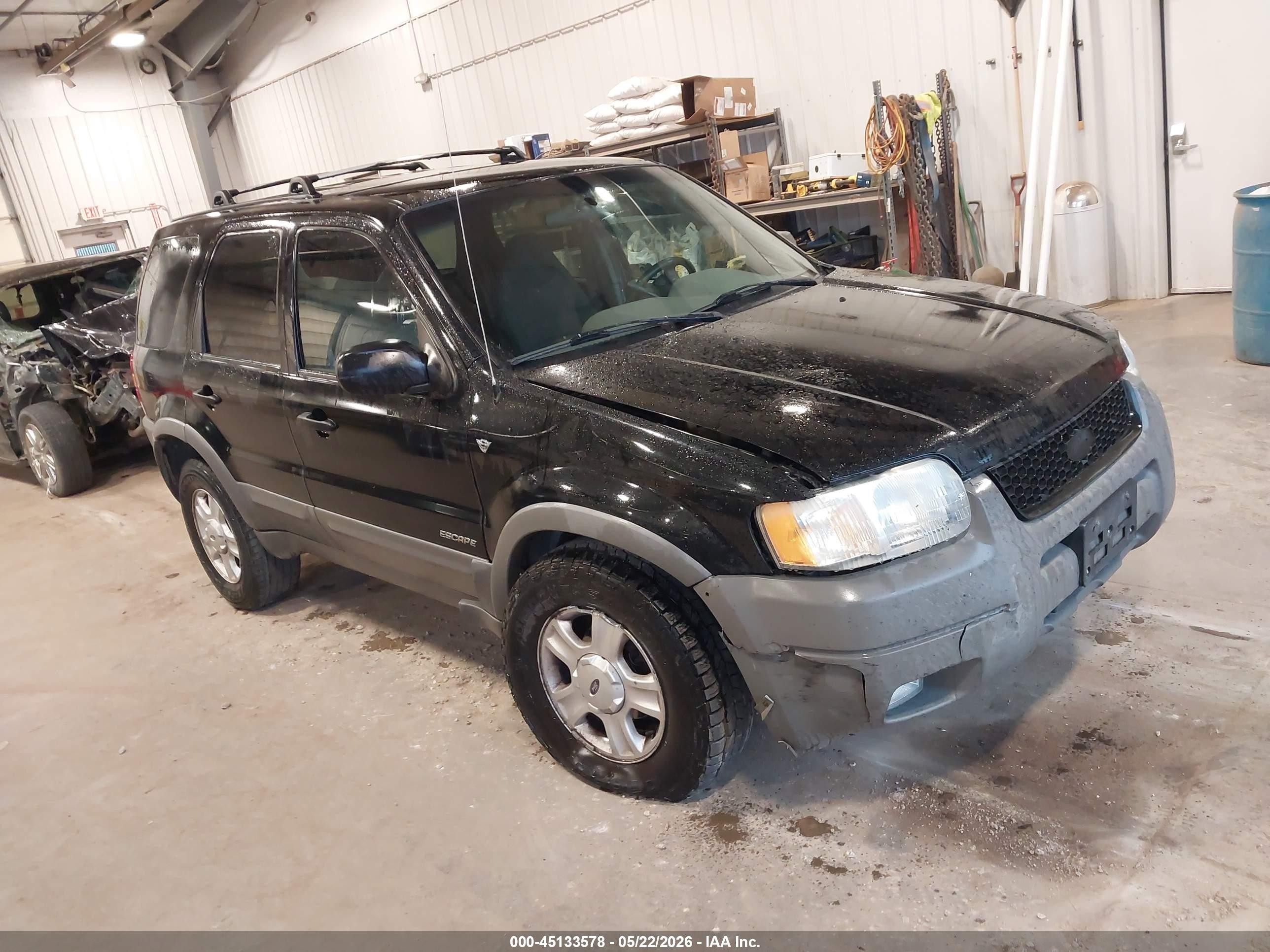 2001 Ford Escape Xlt Black vin: 1FMYU04191KB81451