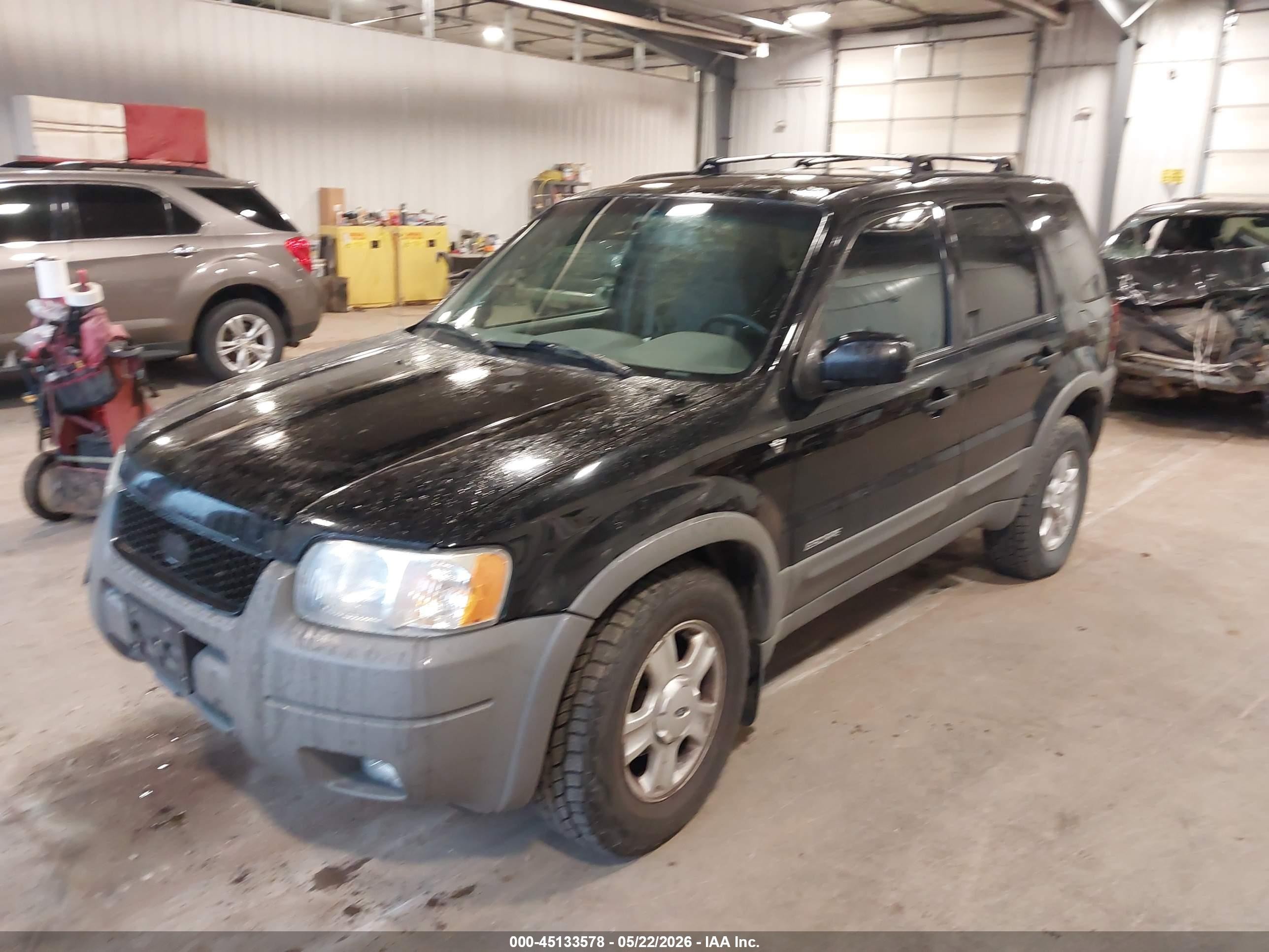2001 Ford Escape Xlt Black vin: 1FMYU04191KB81451
