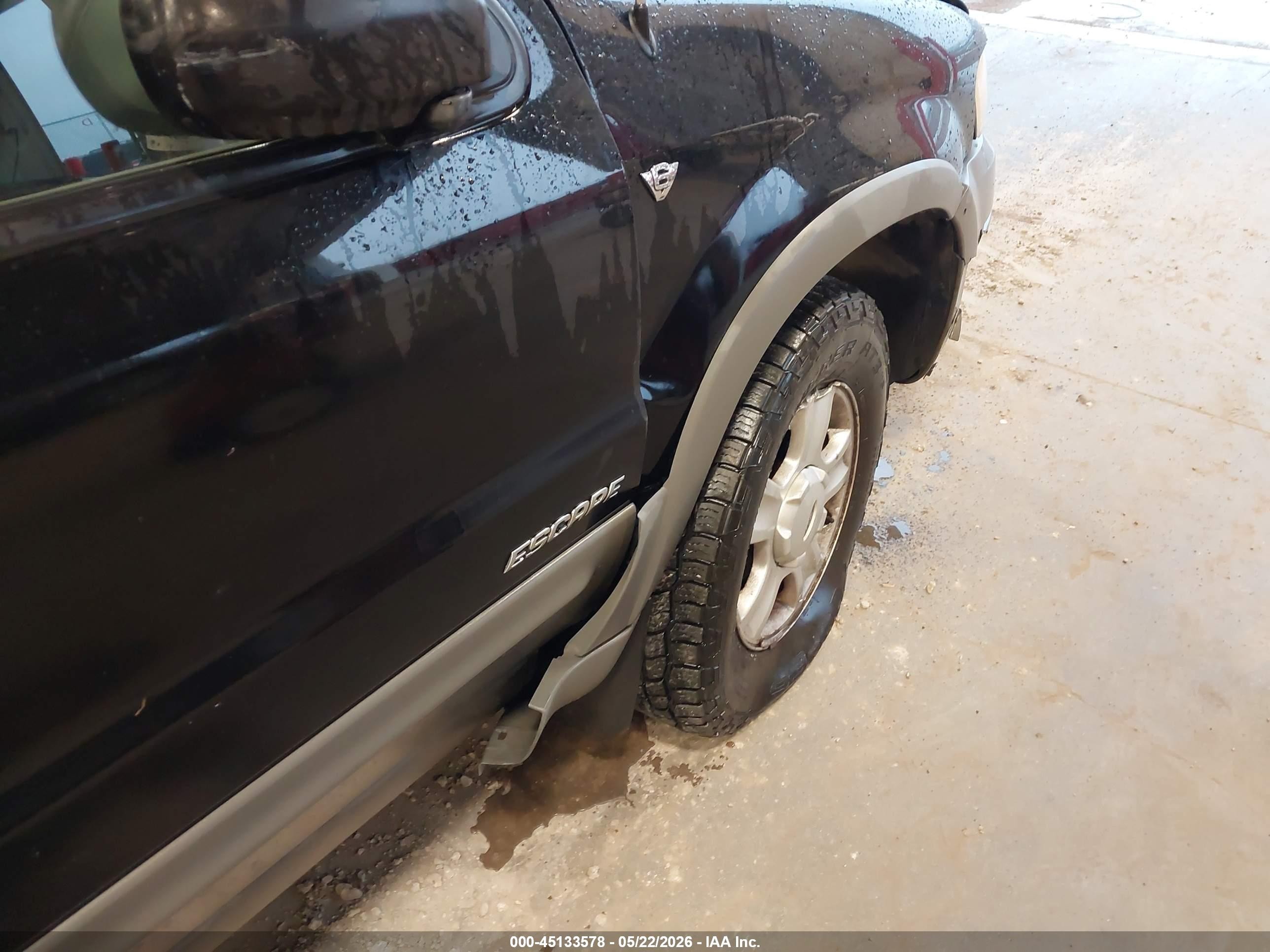 2001 Ford Escape Xlt Black vin: 1FMYU04191KB81451