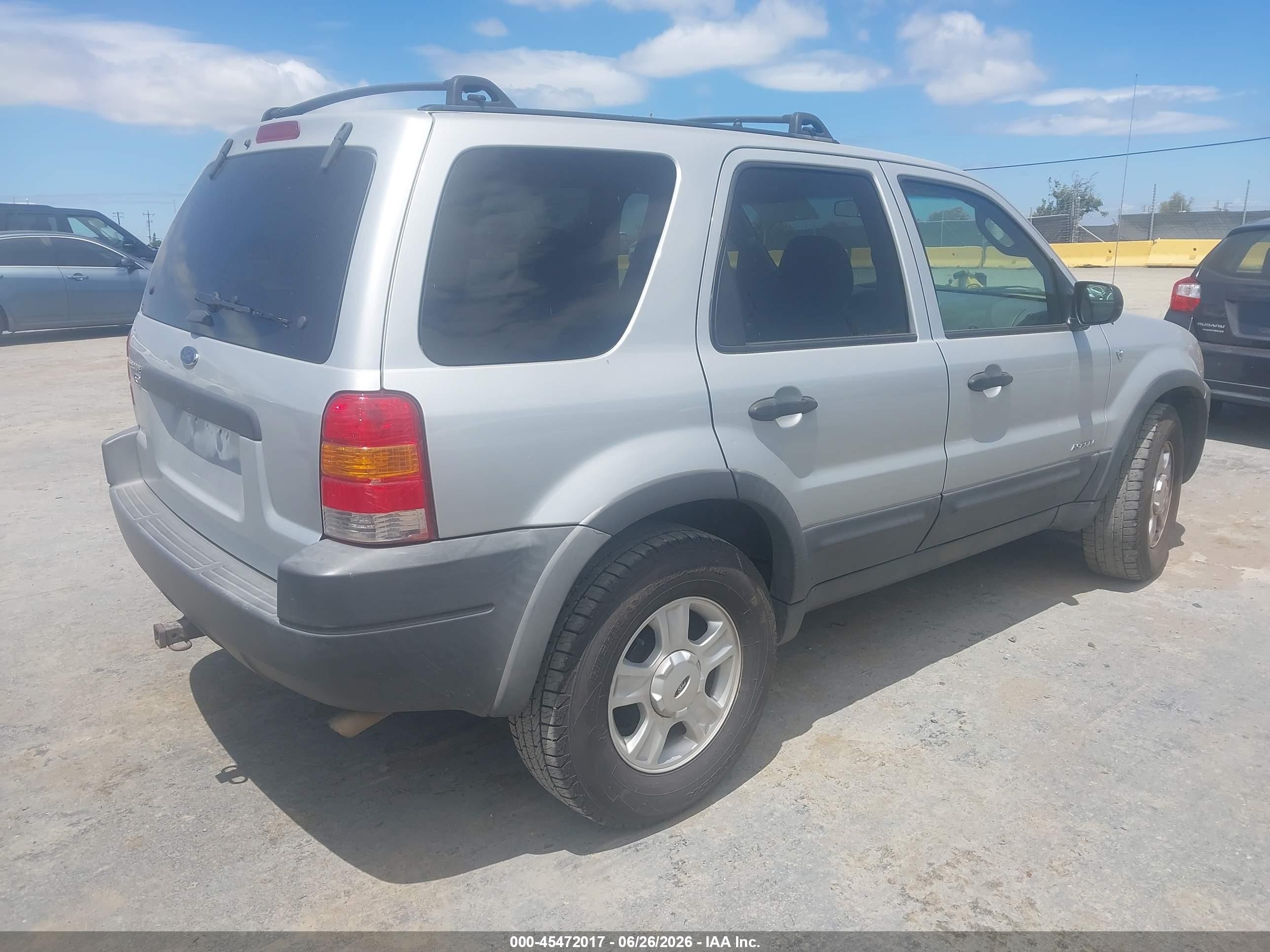 2002 Ford Escape Xlt Gray vin: 1FMYU041X2KA35870