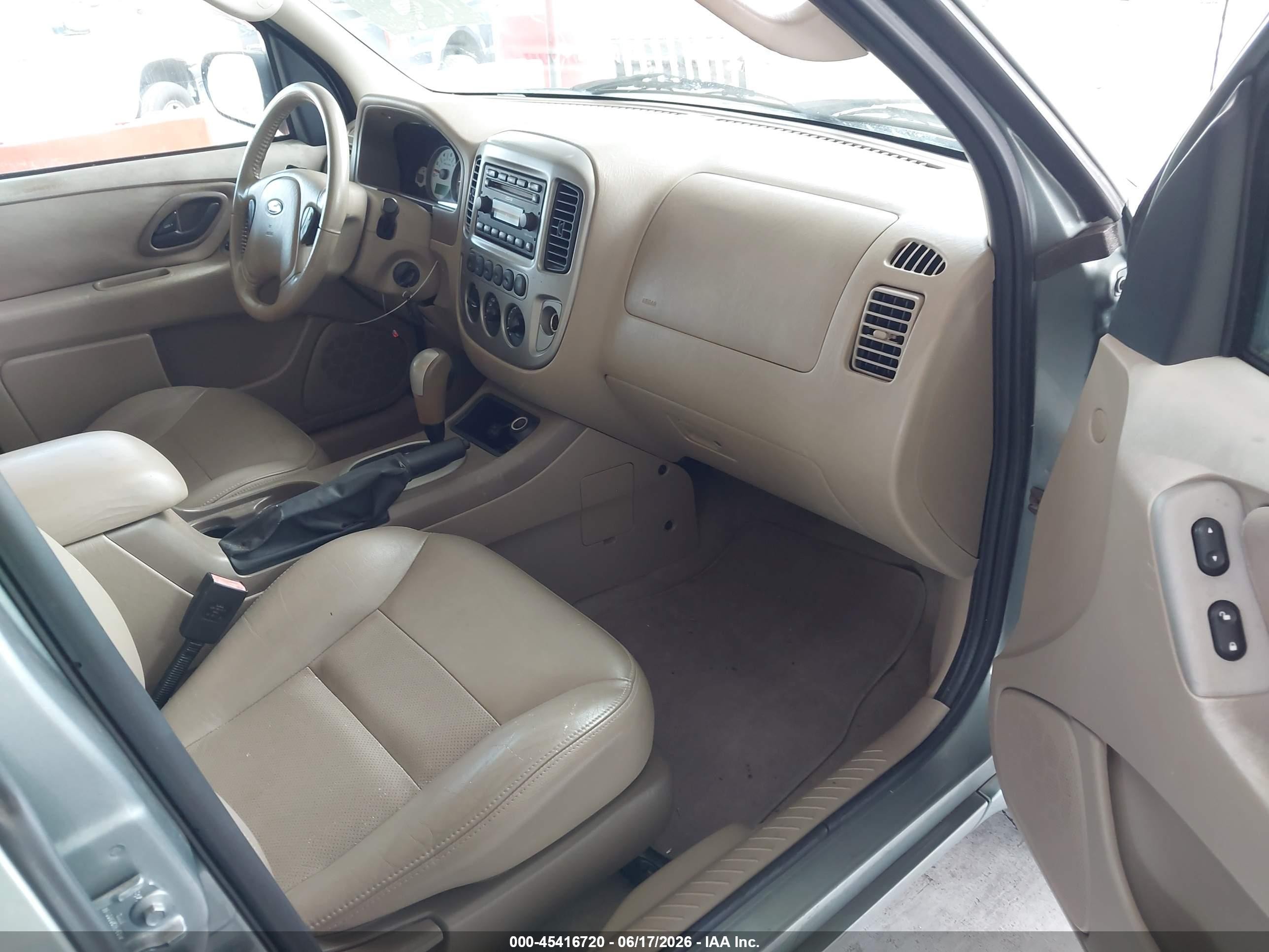 2006 Ford Escape Limited Green vin: 1FMYU041X6KC24086
