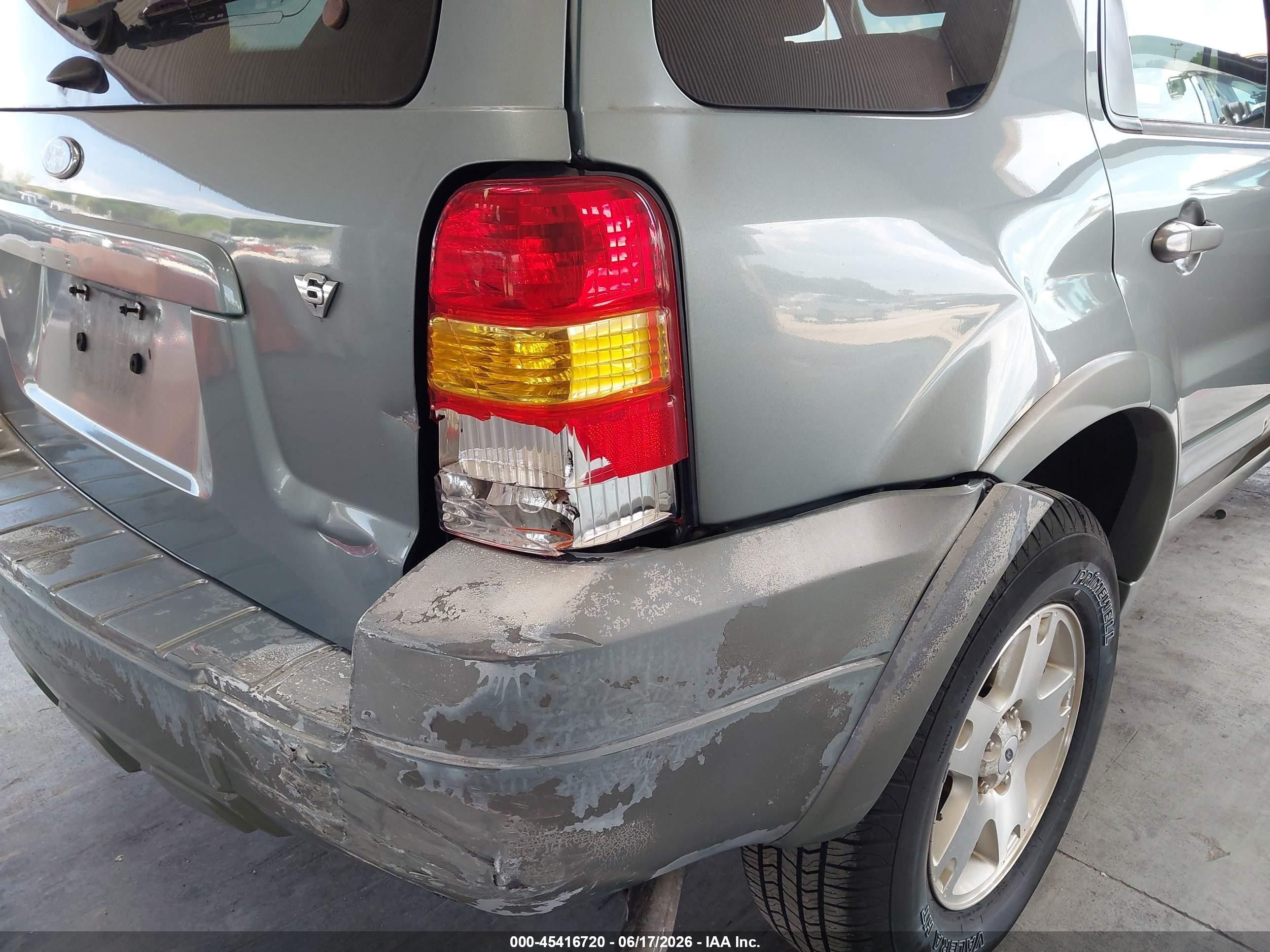 2006 Ford Escape Limited Green vin: 1FMYU041X6KC24086