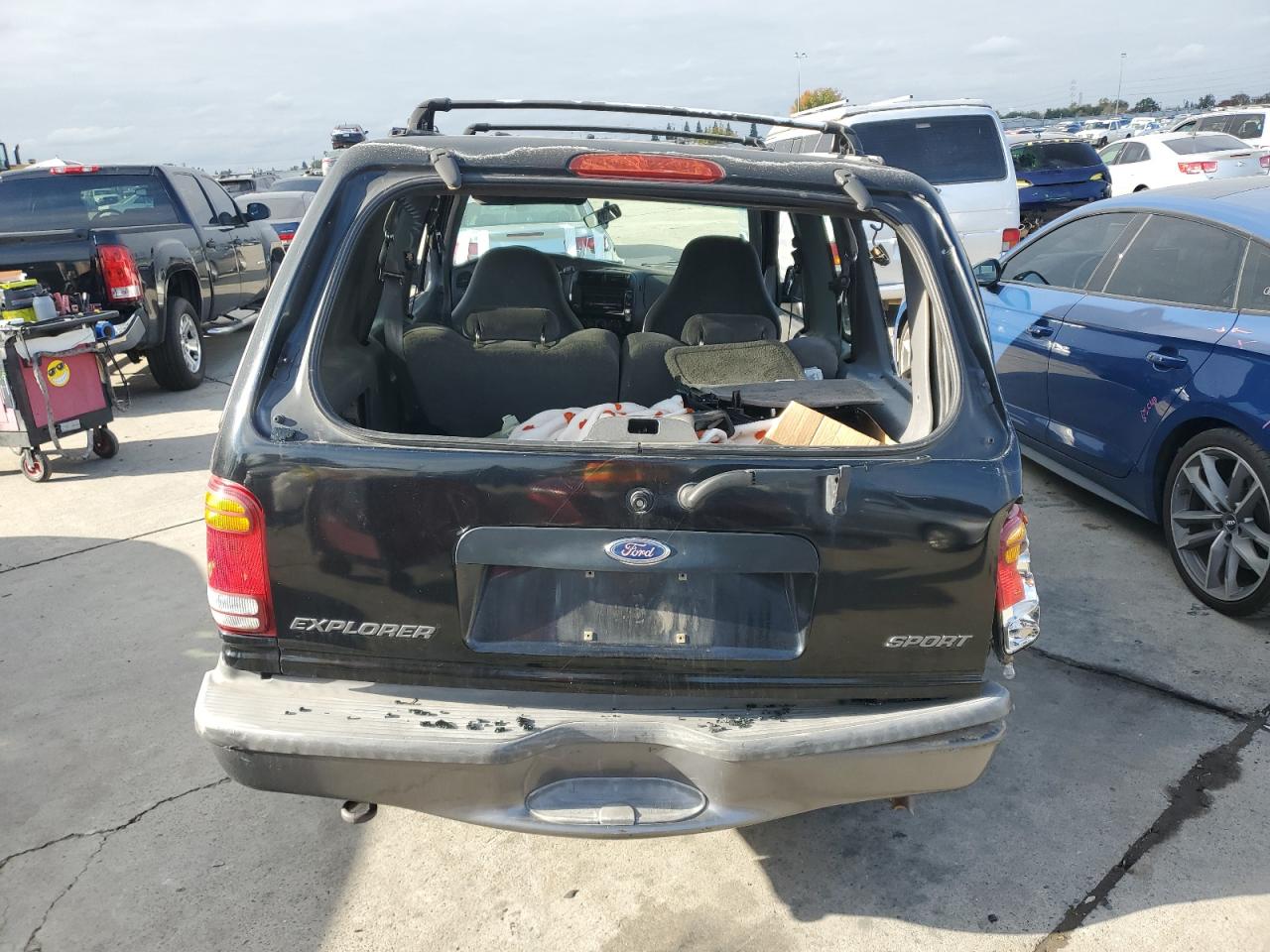 1999 Ford Explorer Black vin: 1FMYU22X1XUC60967