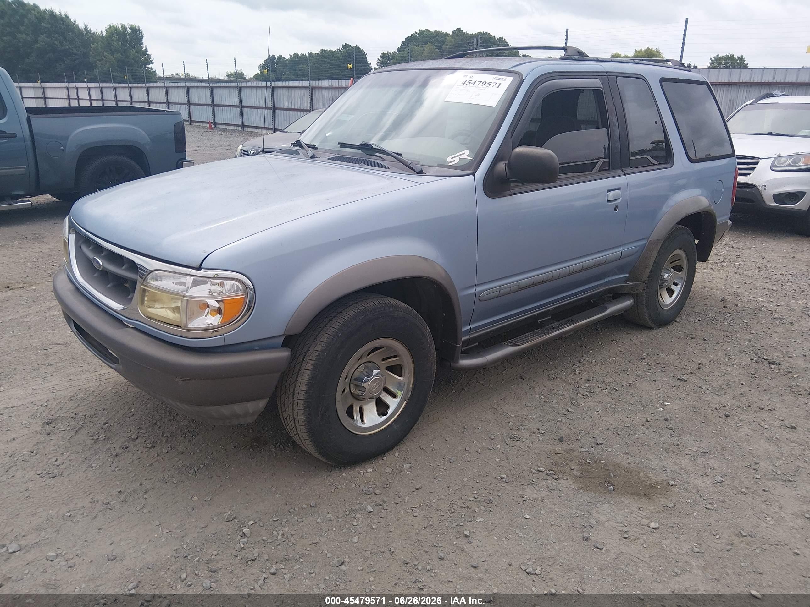 1998 Ford Explorer Sport Light Blue vin: 1FMYU22X2WUC11128