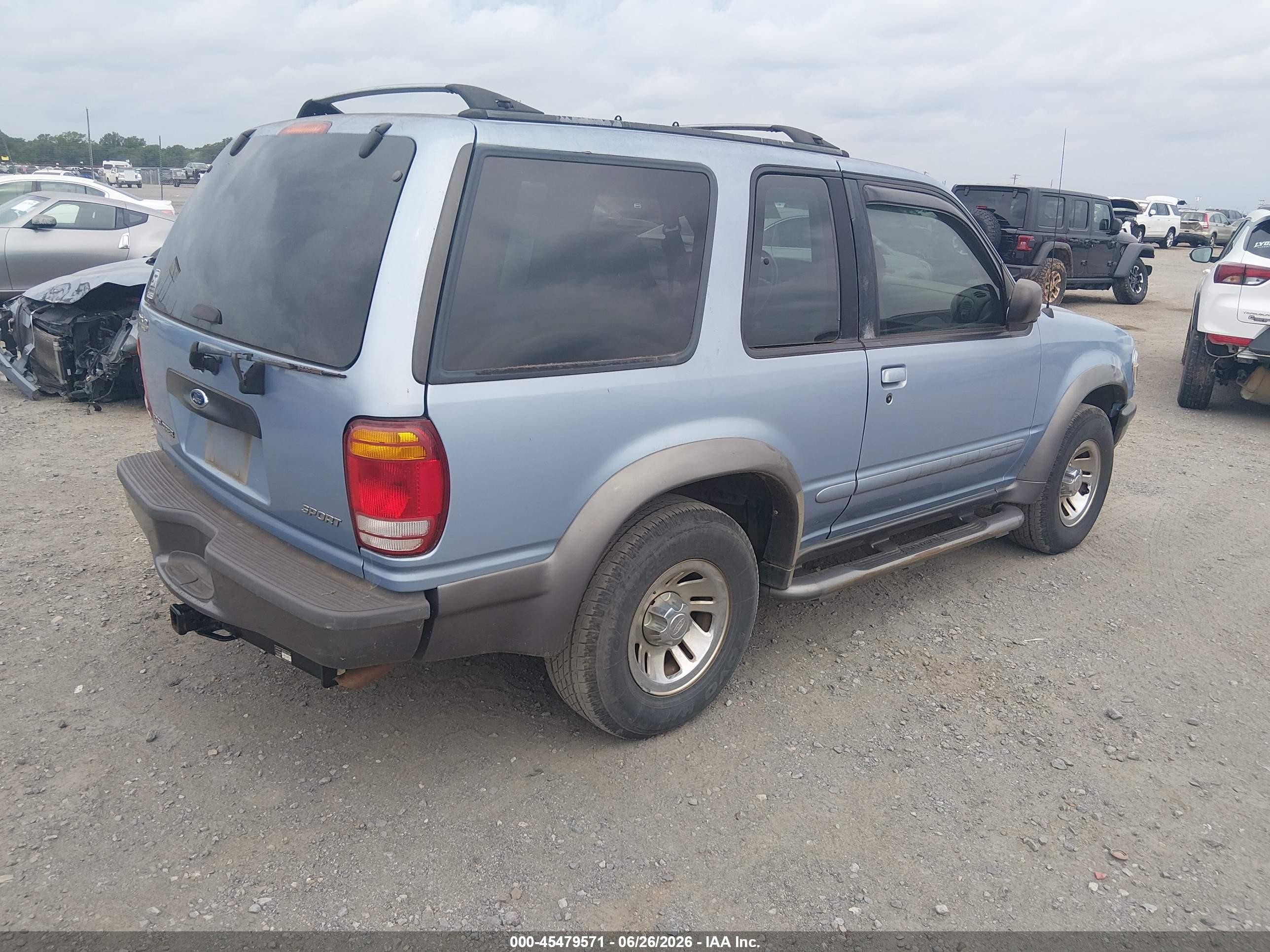 1998 Ford Explorer Sport Light Blue vin: 1FMYU22X2WUC11128