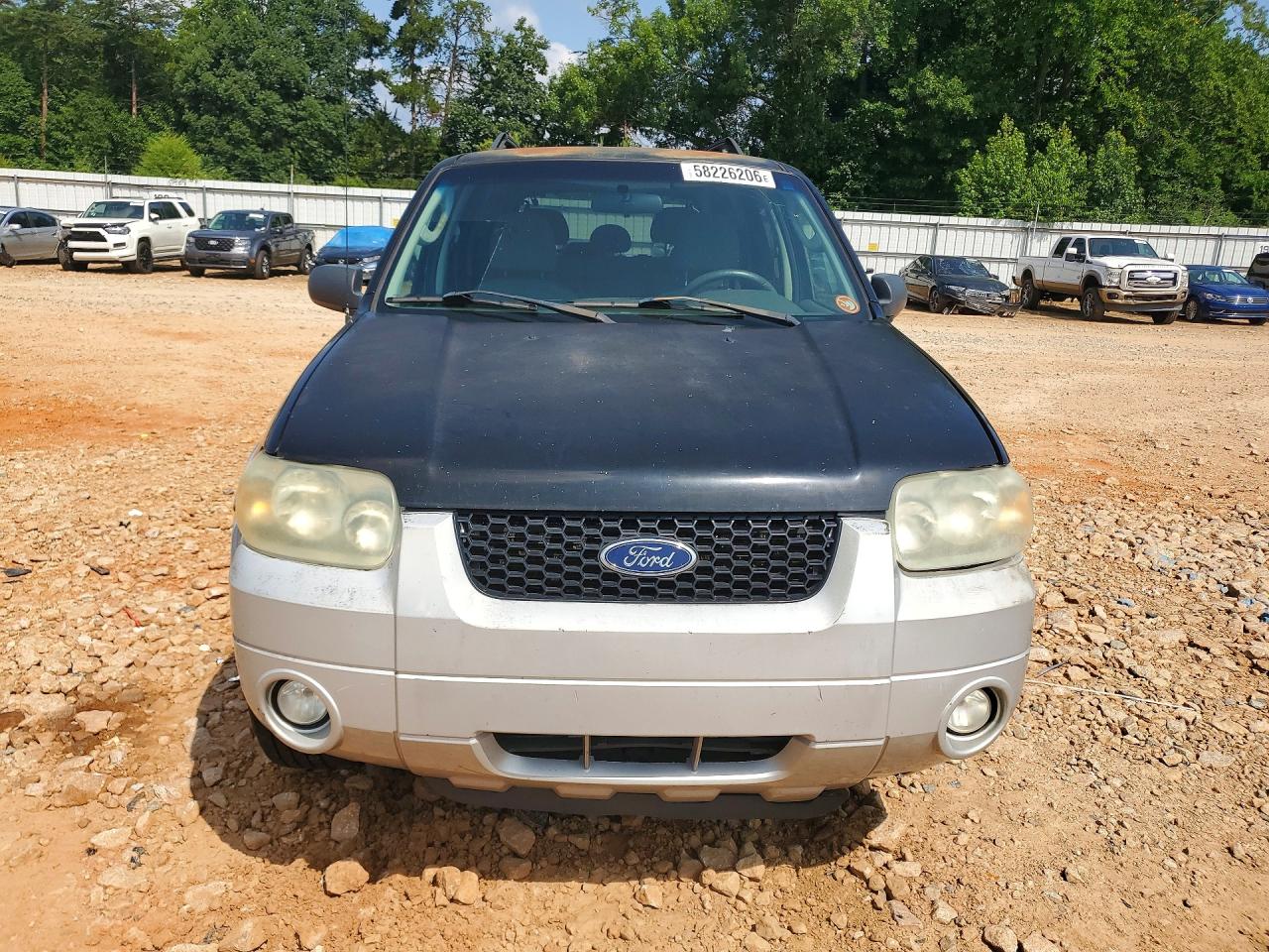 2007 Ford Escape Hev Black vin: 1FMYU49H47KA14596
