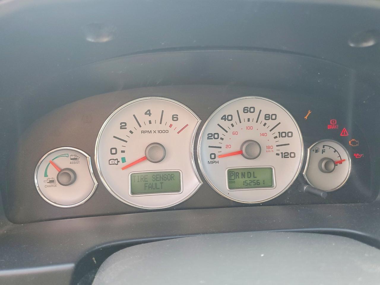 2007 Ford Escape Hev Black vin: 1FMYU49H47KA14596