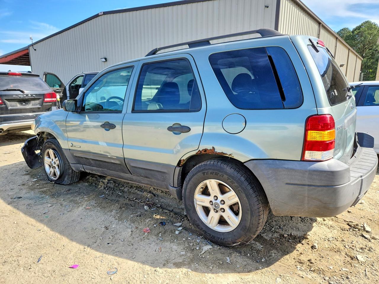 2007 Ford Escape Hev Green vin: 1FMYU59H47KC04324