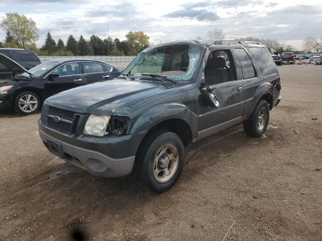 2003 Ford Explorer Sport Угольный vin: 1FMYU60E03UB56599