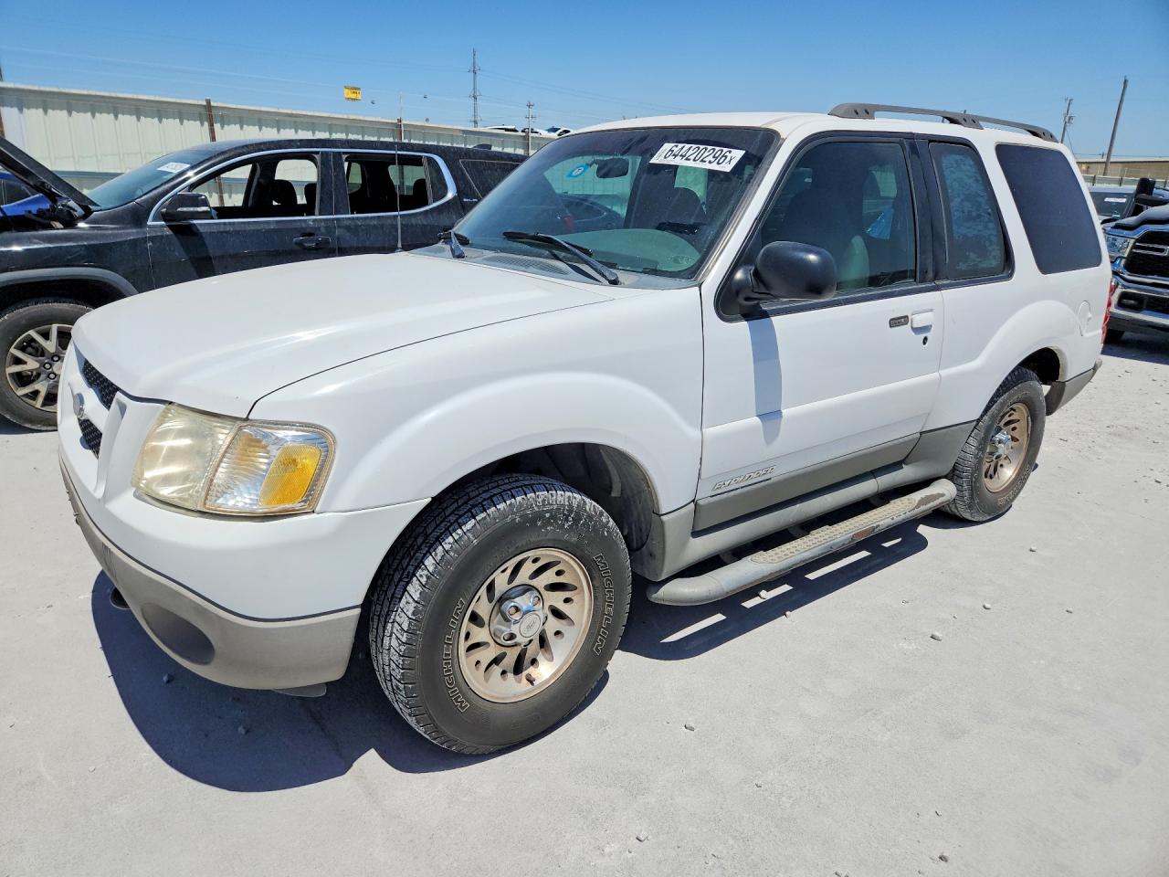 2001 Ford Explorer Sport White vin: 1FMYU60E41UA89714