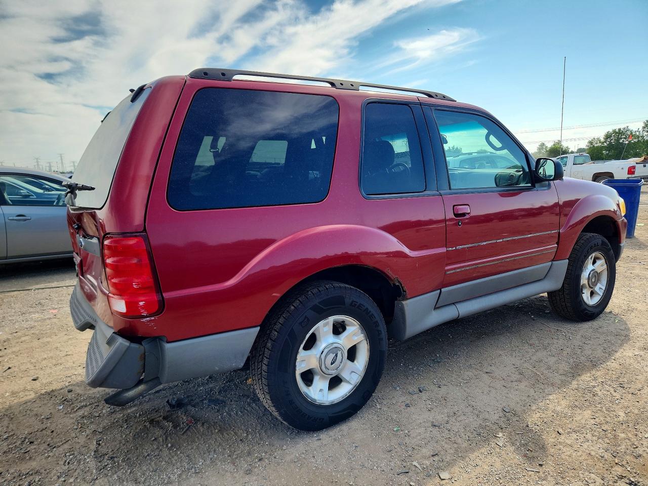2003 Ford Explorer Sport Burgundy vin: 1FMYU60E63UA07548