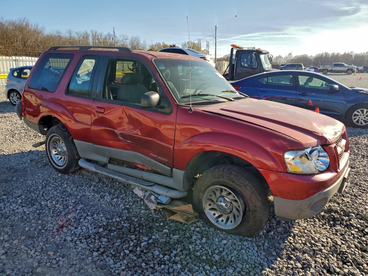 2001 Ford Explorer Sport Красный vin: 1FMYU60E71UB97194