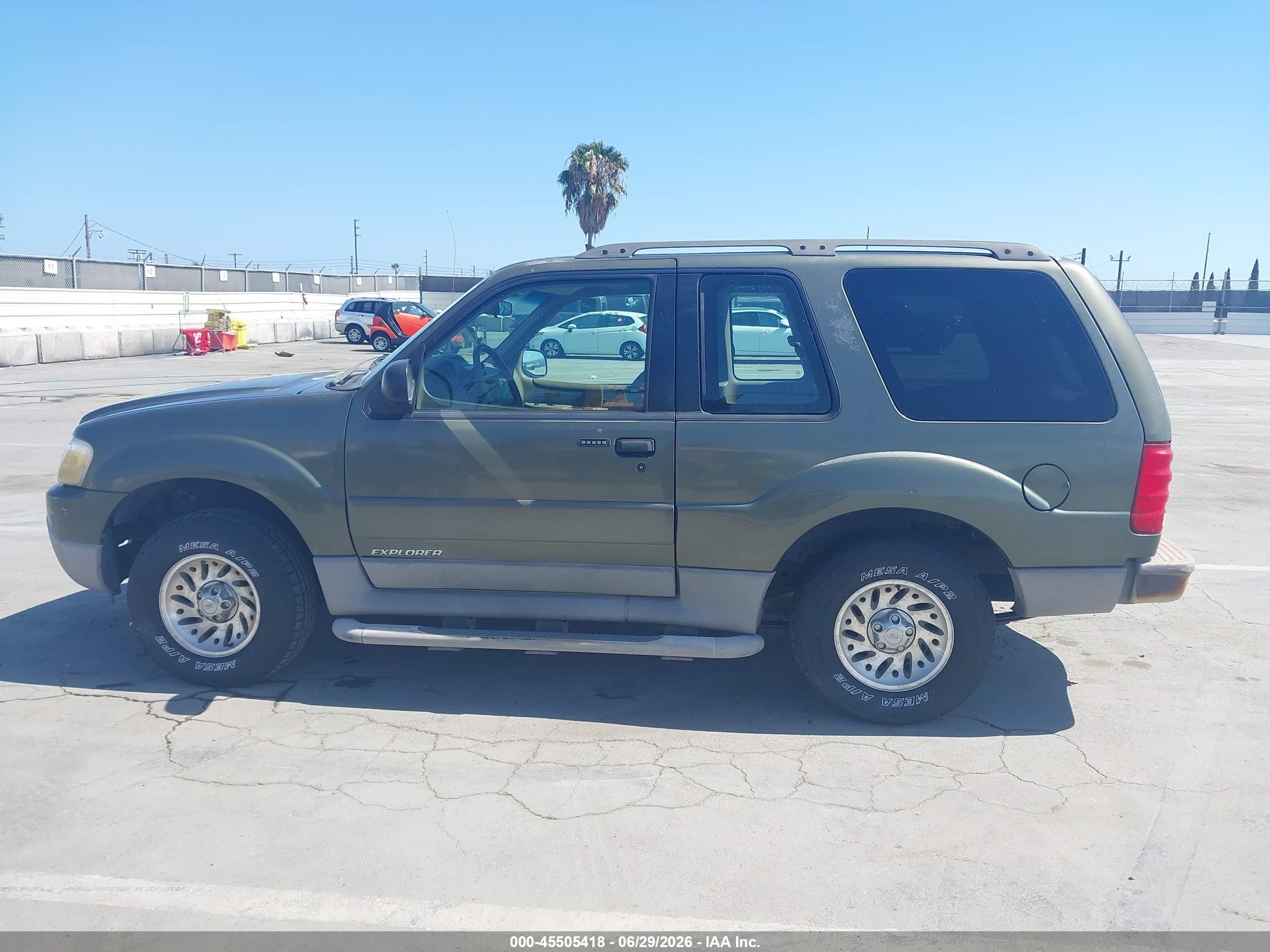 2001 Ford Explorer Sport   Green vin: 1FMYU60E71UC46328