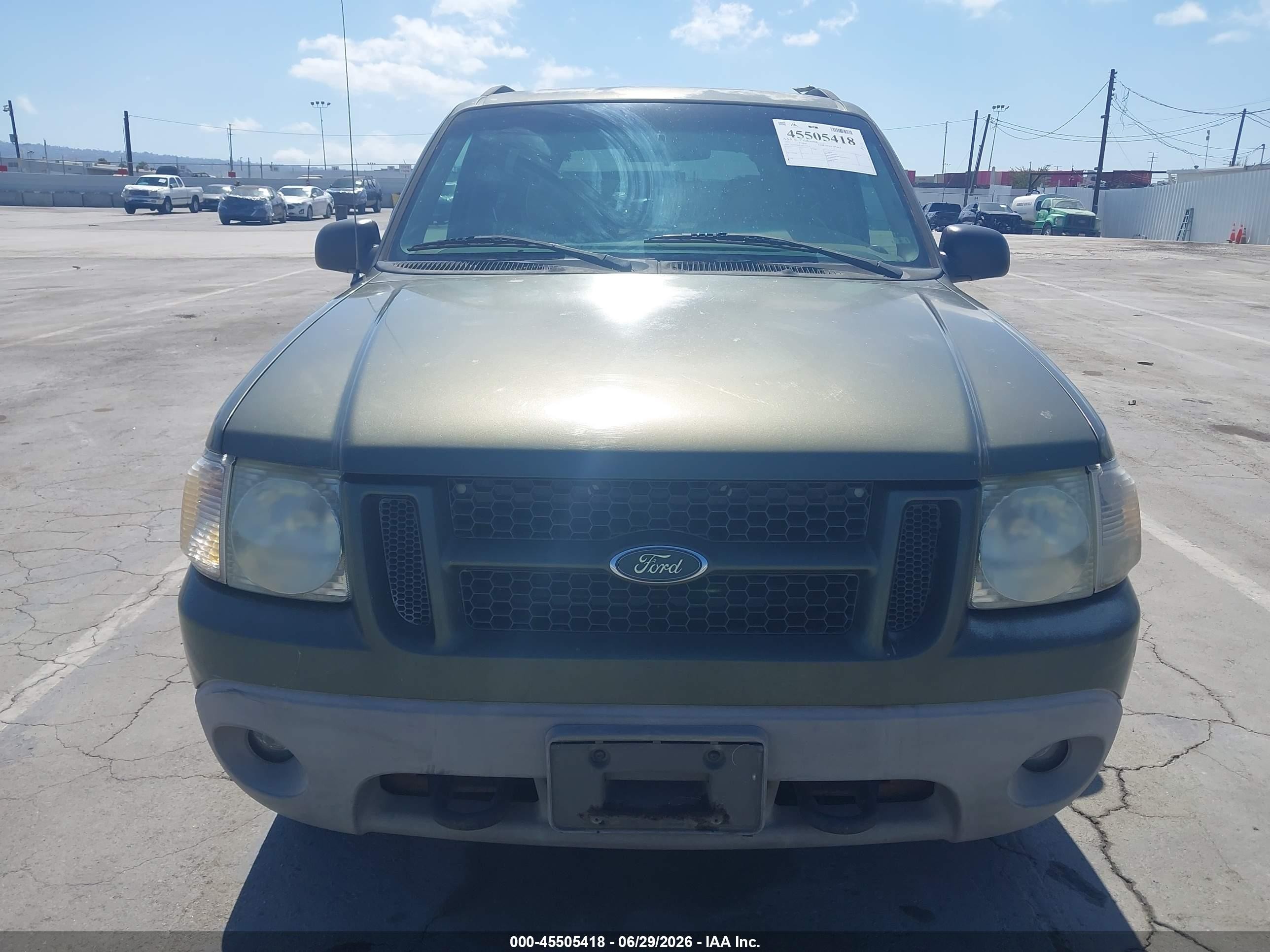 2001 Ford Explorer Sport   Green vin: 1FMYU60E71UC46328