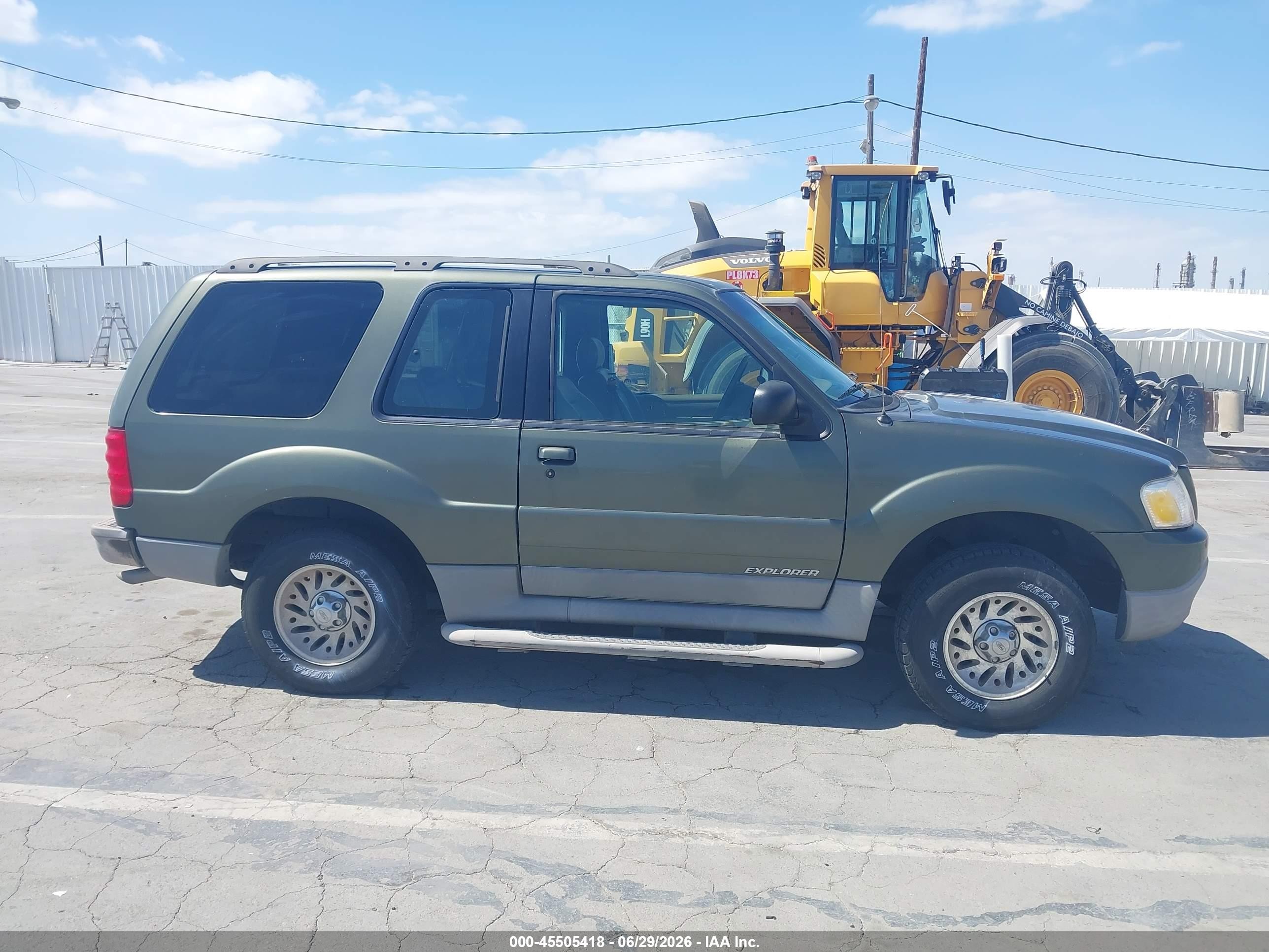 2001 Ford Explorer Sport   Green vin: 1FMYU60E71UC46328