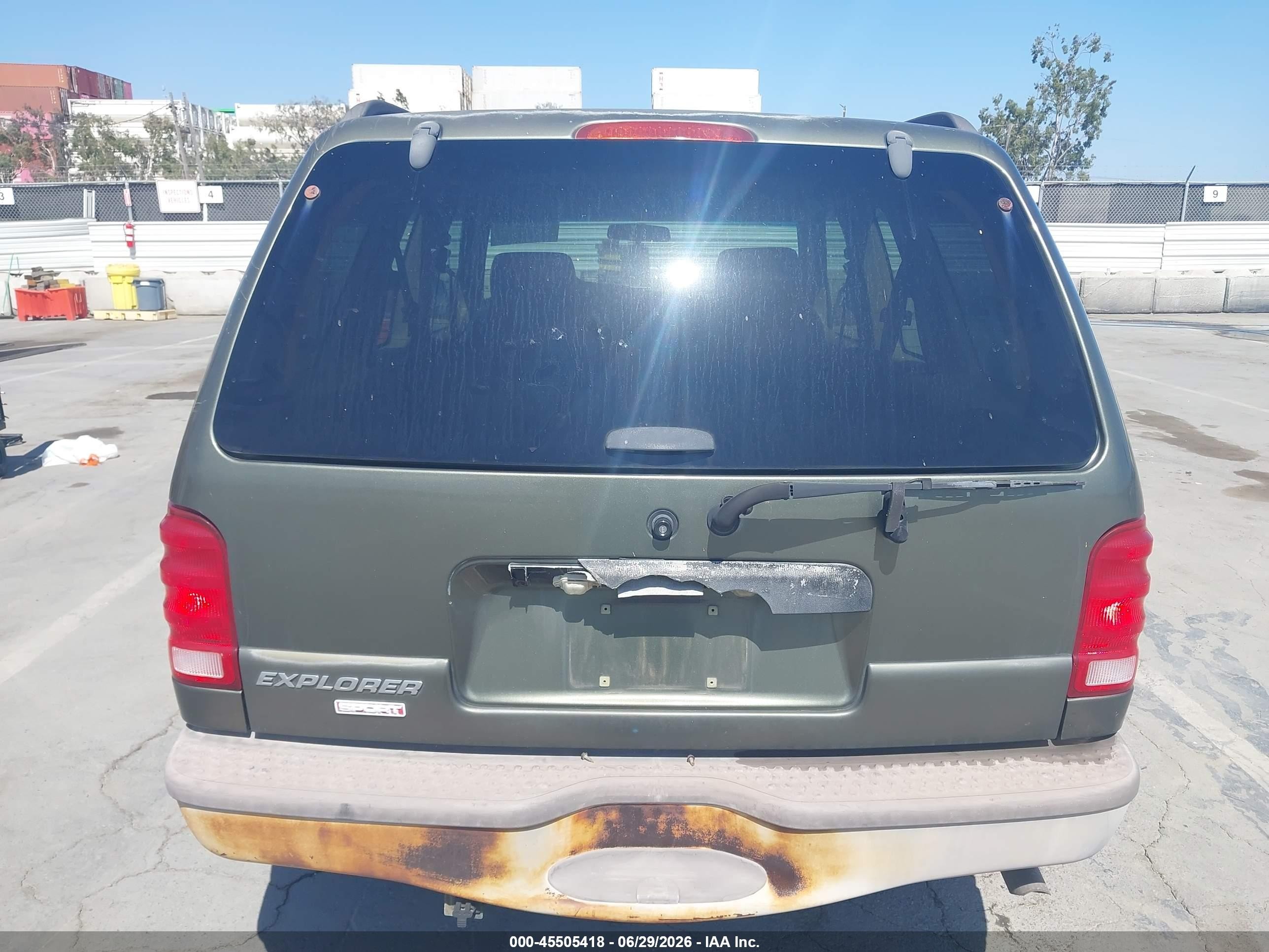 2001 Ford Explorer Sport   Green vin: 1FMYU60E71UC46328