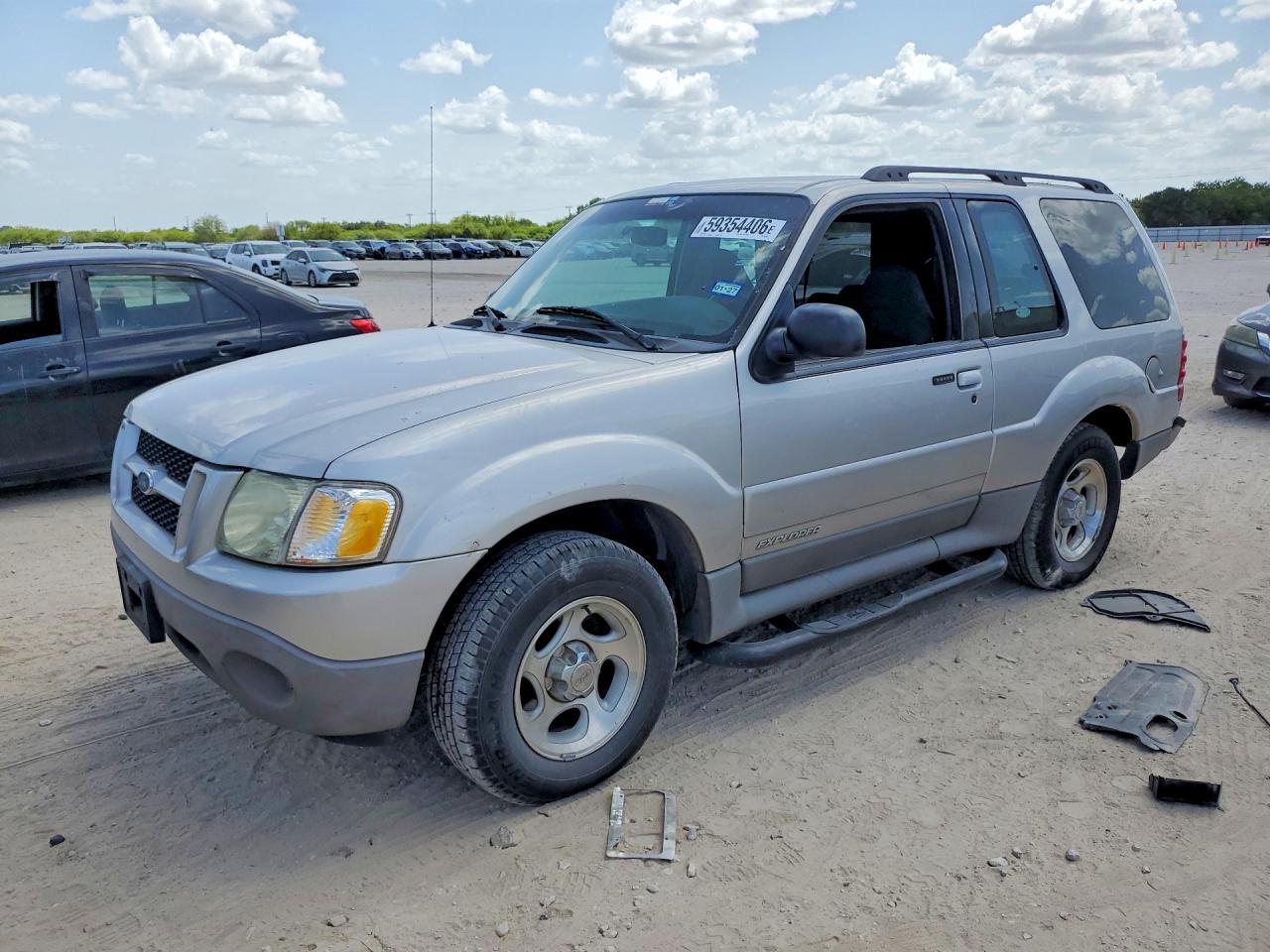 2002 Ford Explorer Sport Silver vin: 1FMYU60E72UD38380