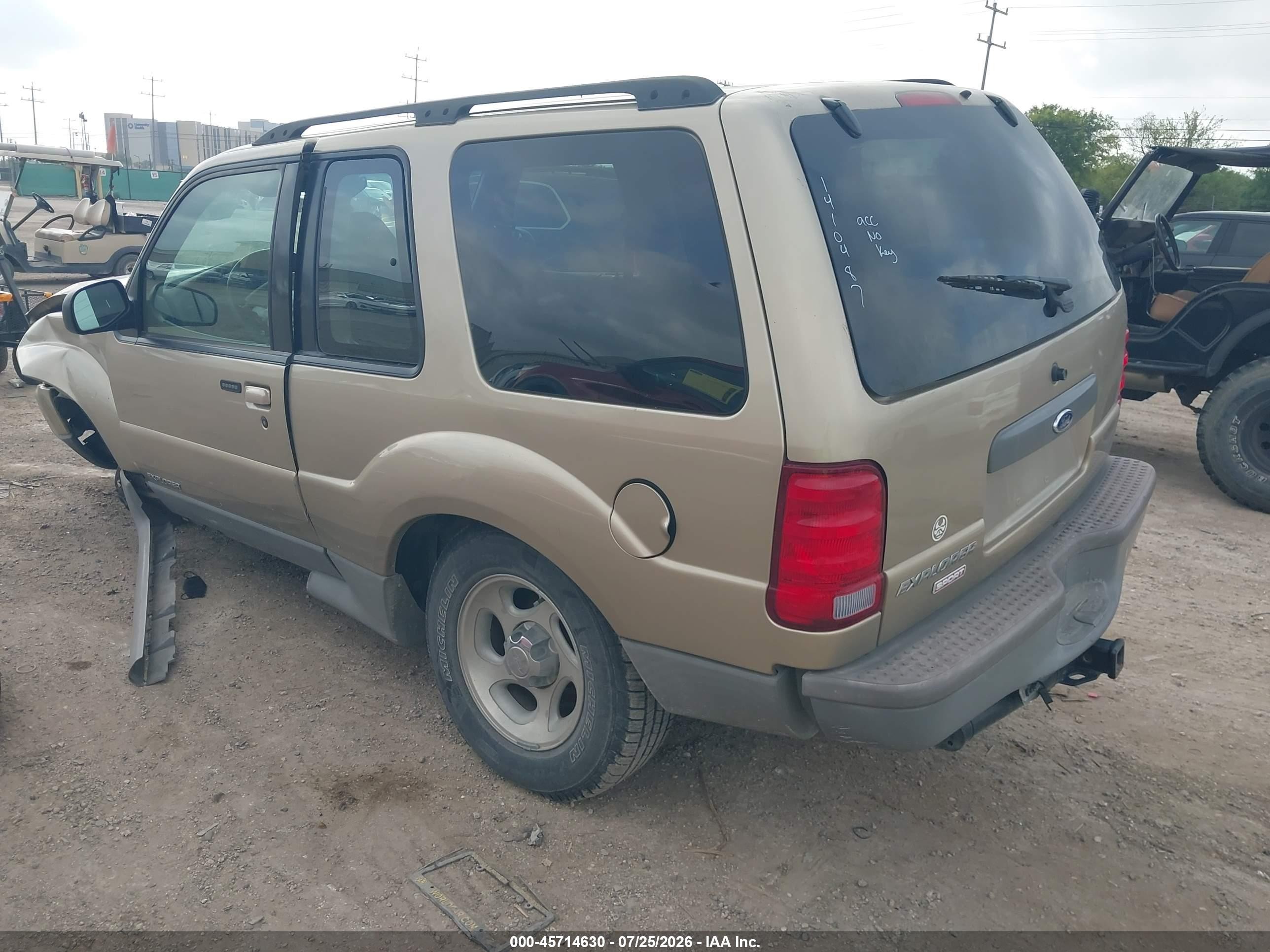 2002 Ford Explorer Sport   Beige vin: 1FMYU60E92UD51017