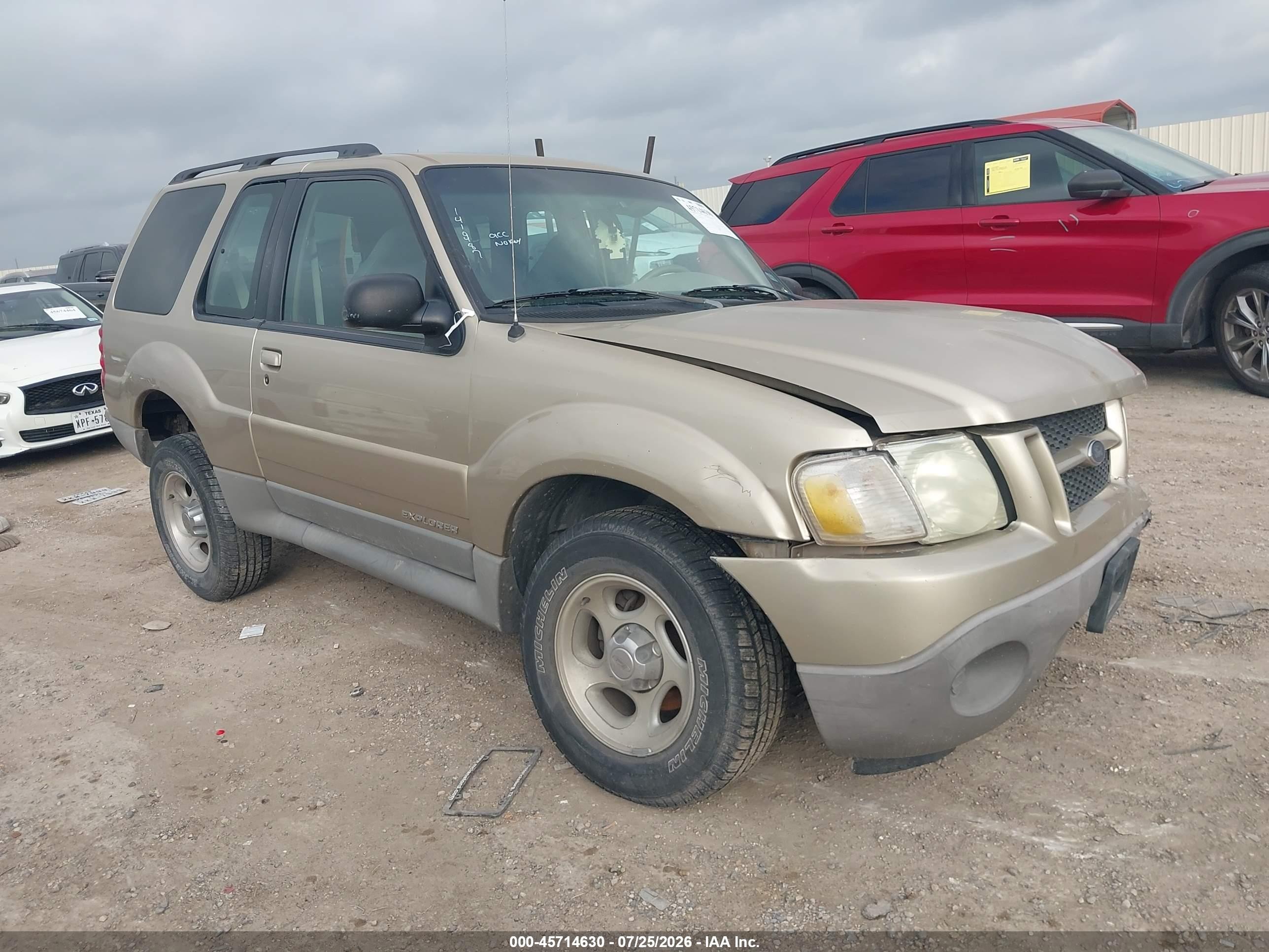 2002 Ford Explorer Sport   Beige vin: 1FMYU60E92UD51017