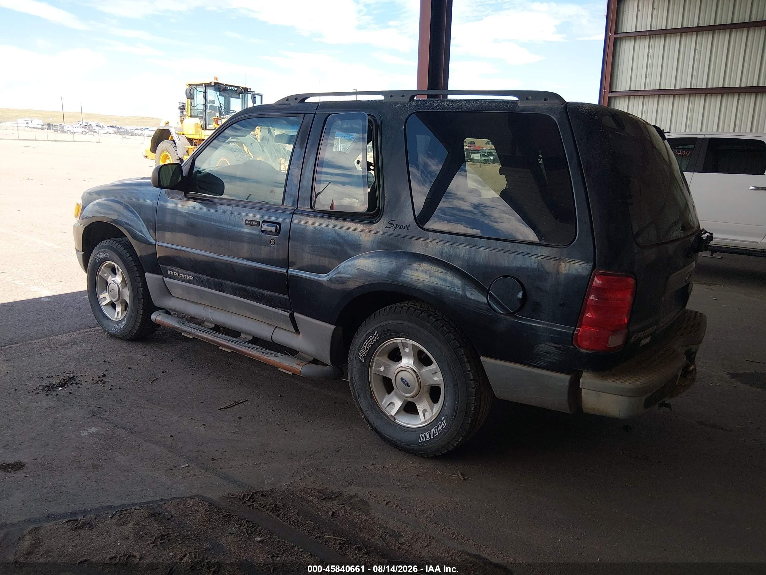 2001 Ford Explorer Sport   Black vin: 1FMYU70E41UB52526