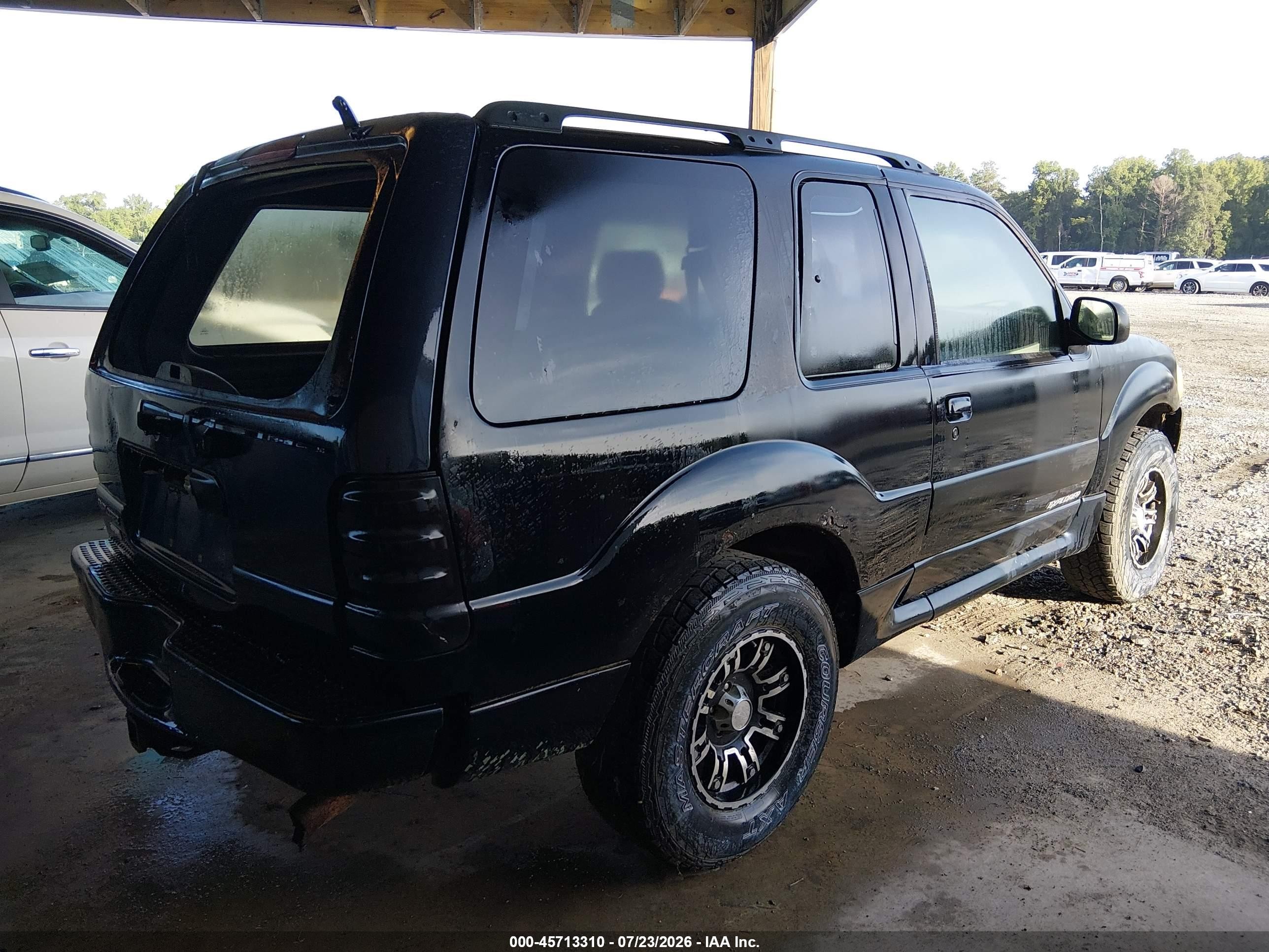 2002 Ford Explorer Sport   Black vin: 1FMYU70E92UC02502