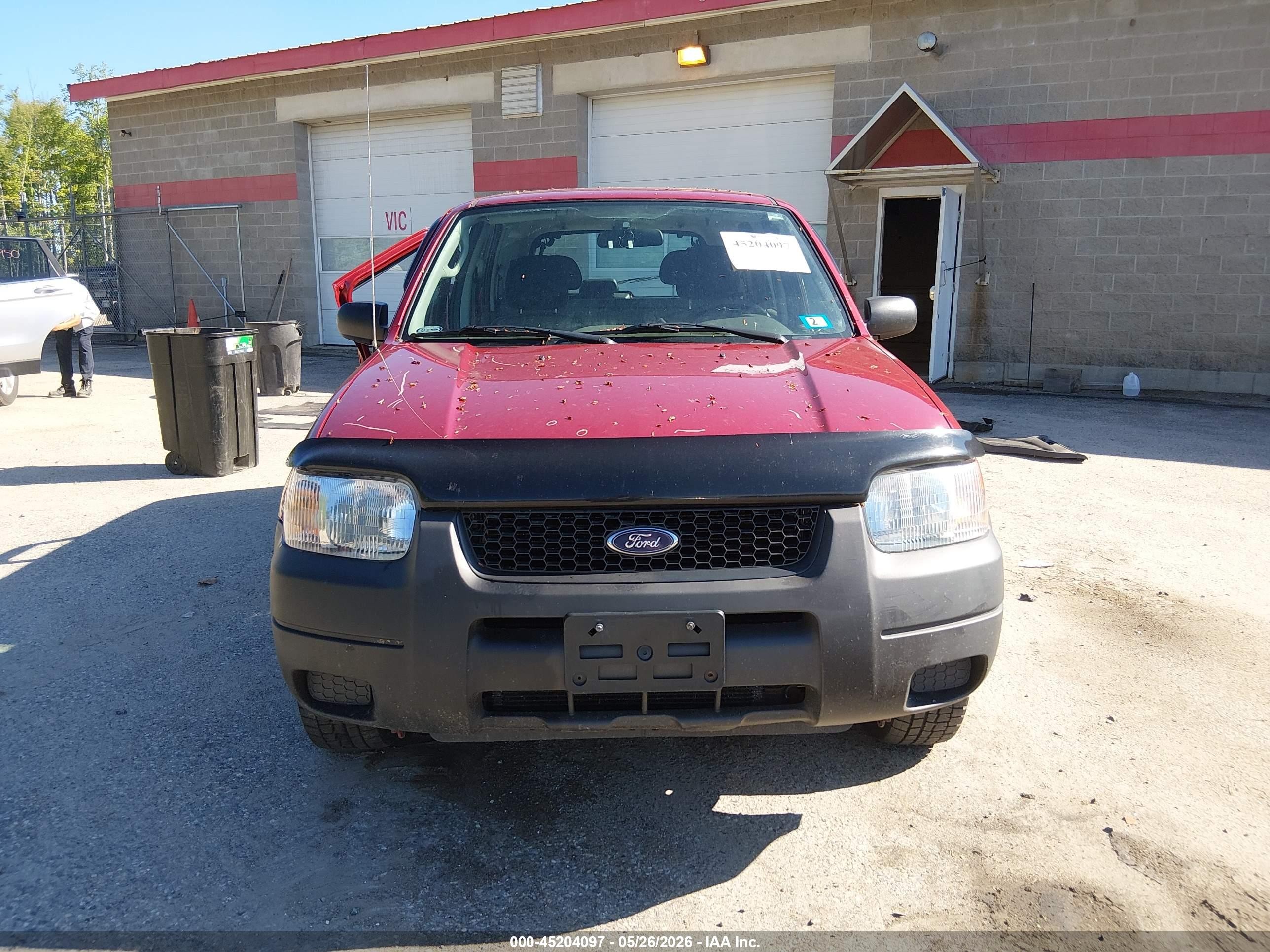 2004 Ford Escape Xls Red vin: 1FMYU92144KB35294