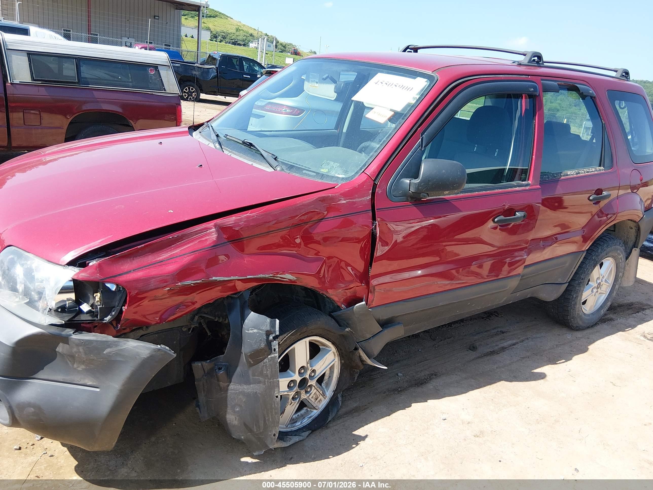 2006 Ford Escape Xls/xls Manual Red vin: 1FMYU92Z06KA06476
