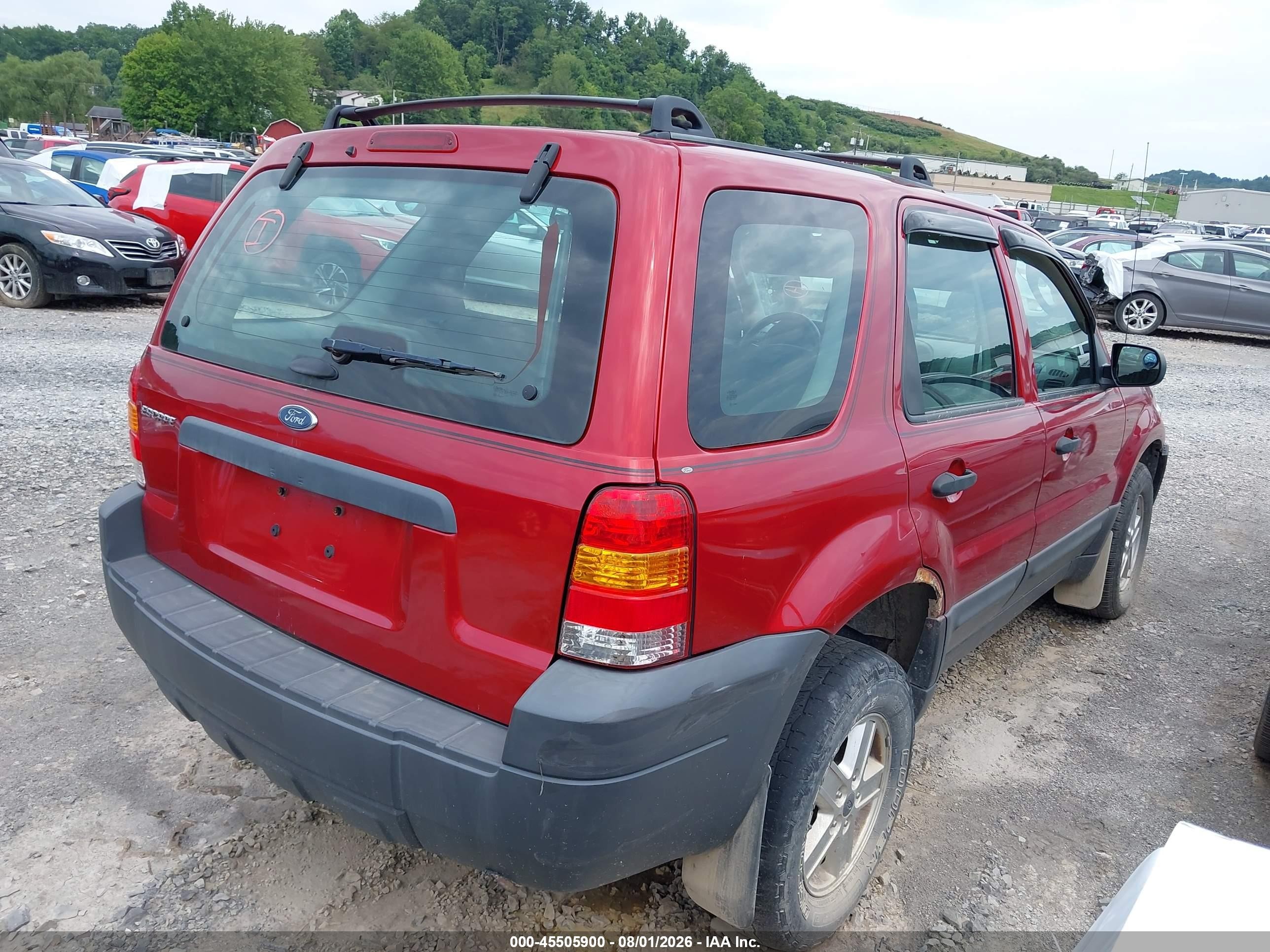 2006 Ford Escape Xls/xls Manual Red vin: 1FMYU92Z06KA06476