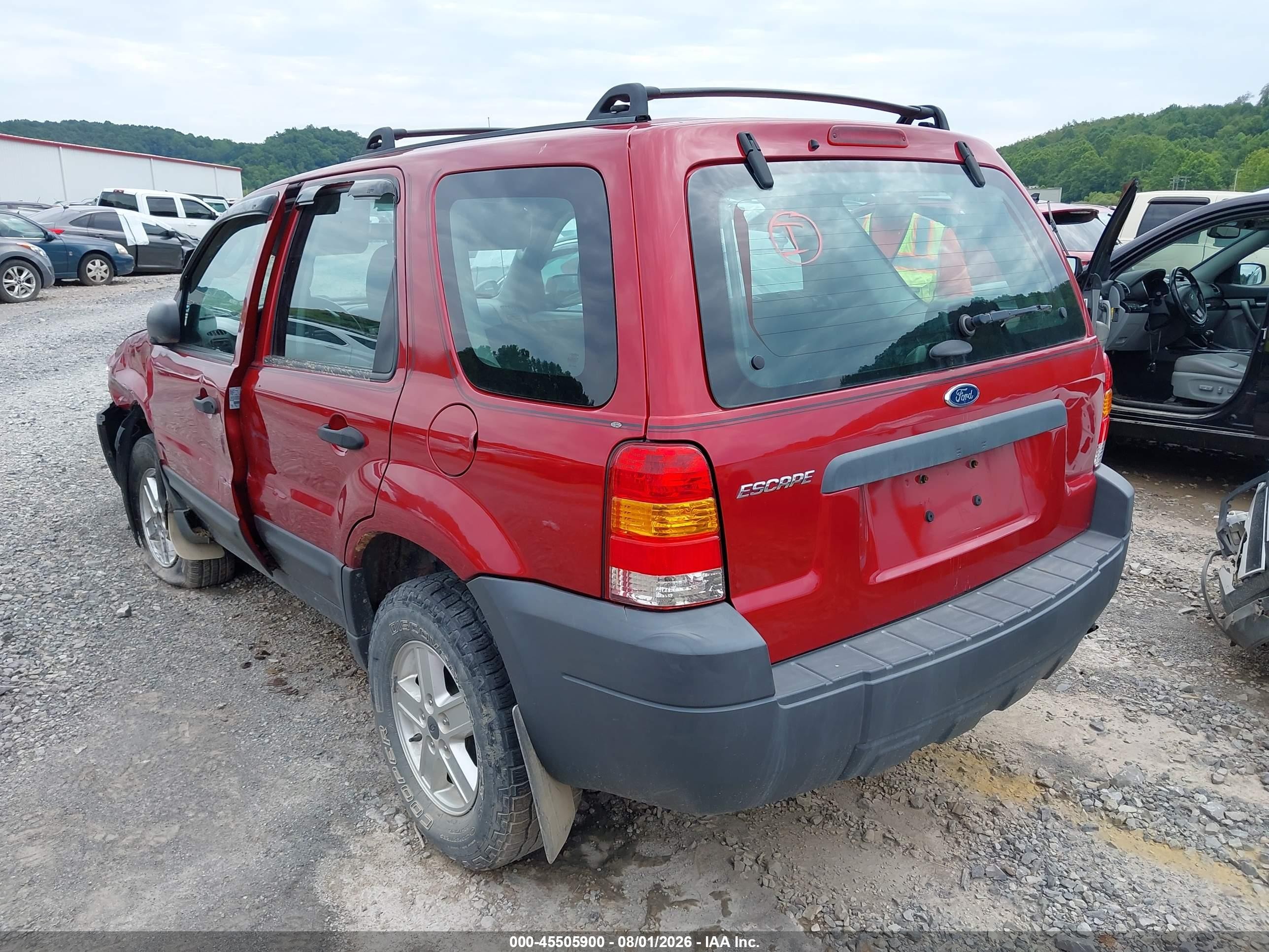 2006 Ford Escape Xls/xls Manual Red vin: 1FMYU92Z06KA06476