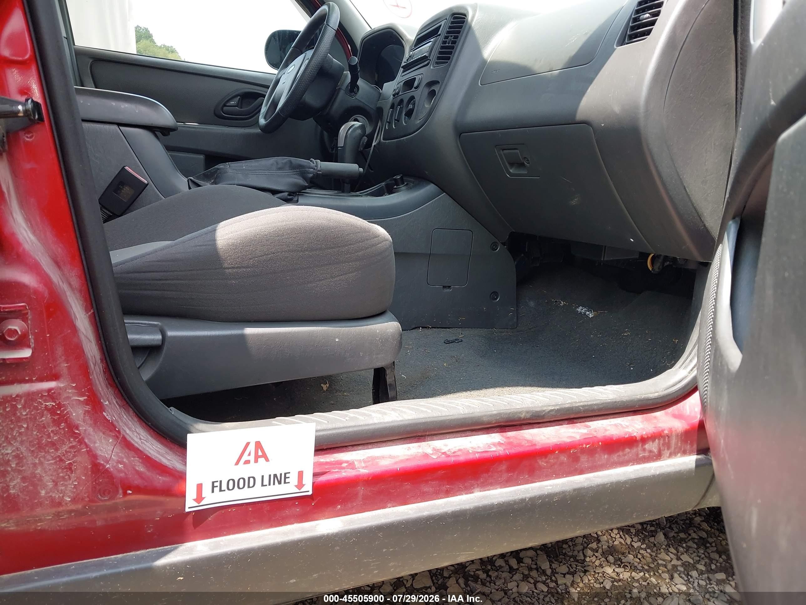2006 Ford Escape Xls/xls Manual Red vin: 1FMYU92Z06KA06476