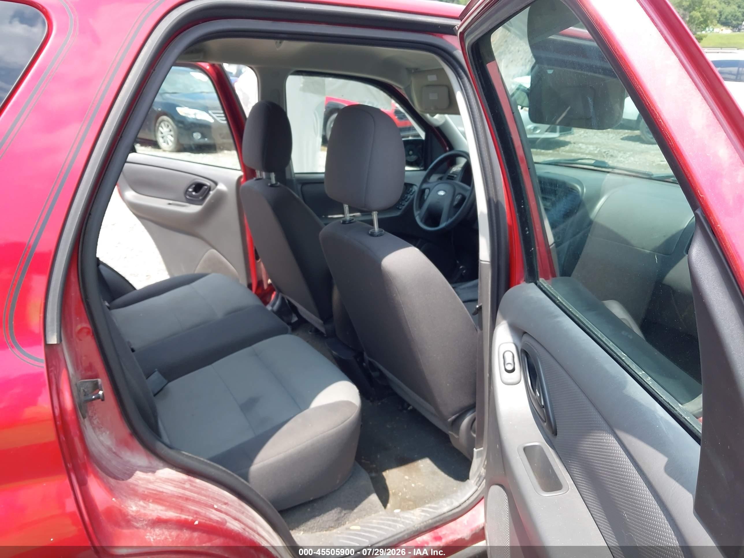 2006 Ford Escape Xls/xls Manual Red vin: 1FMYU92Z06KA06476