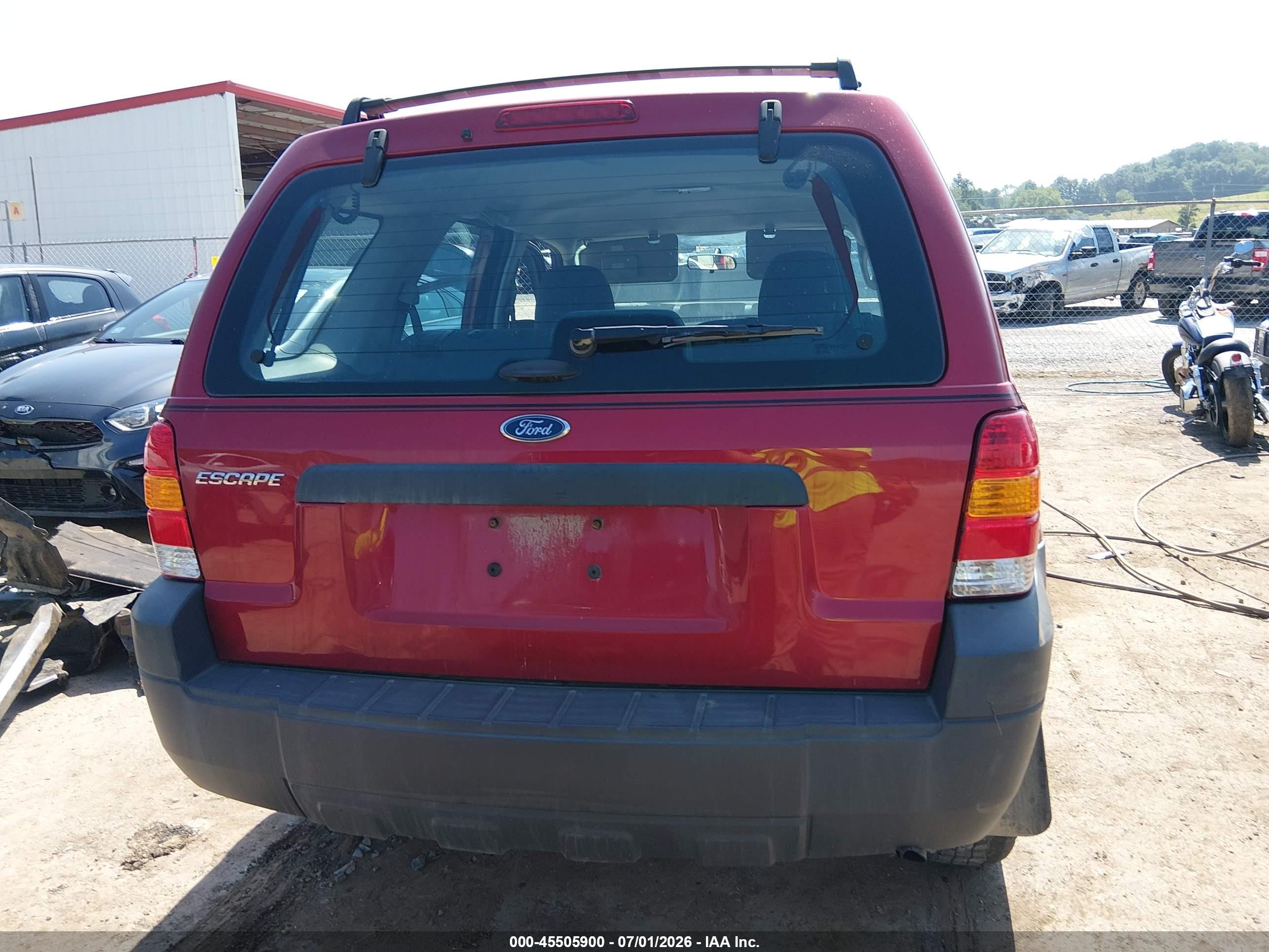 2006 Ford Escape Xls/xls Manual Red vin: 1FMYU92Z06KA06476