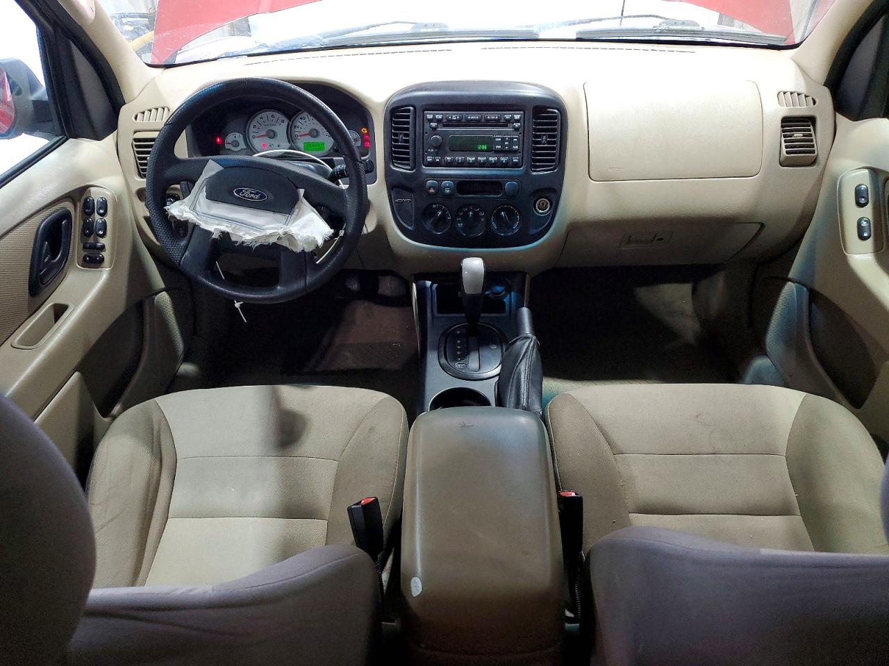 2007 Ford Escape Xls Burgundy vin: 1FMYU92Z17KA40847