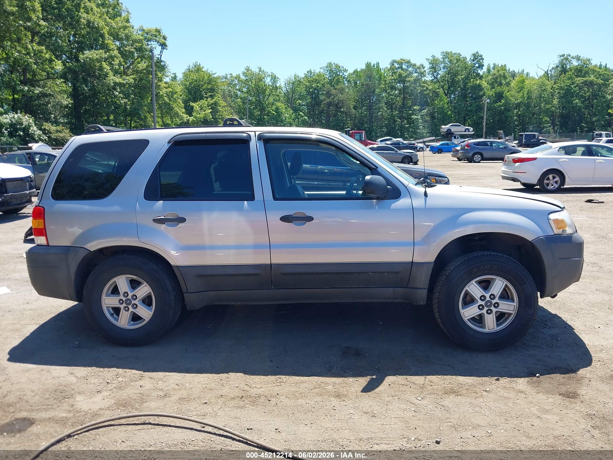 2006 Ford Escape Xls/xls Manual Silver vin: 1FMYU92Z26KD03118