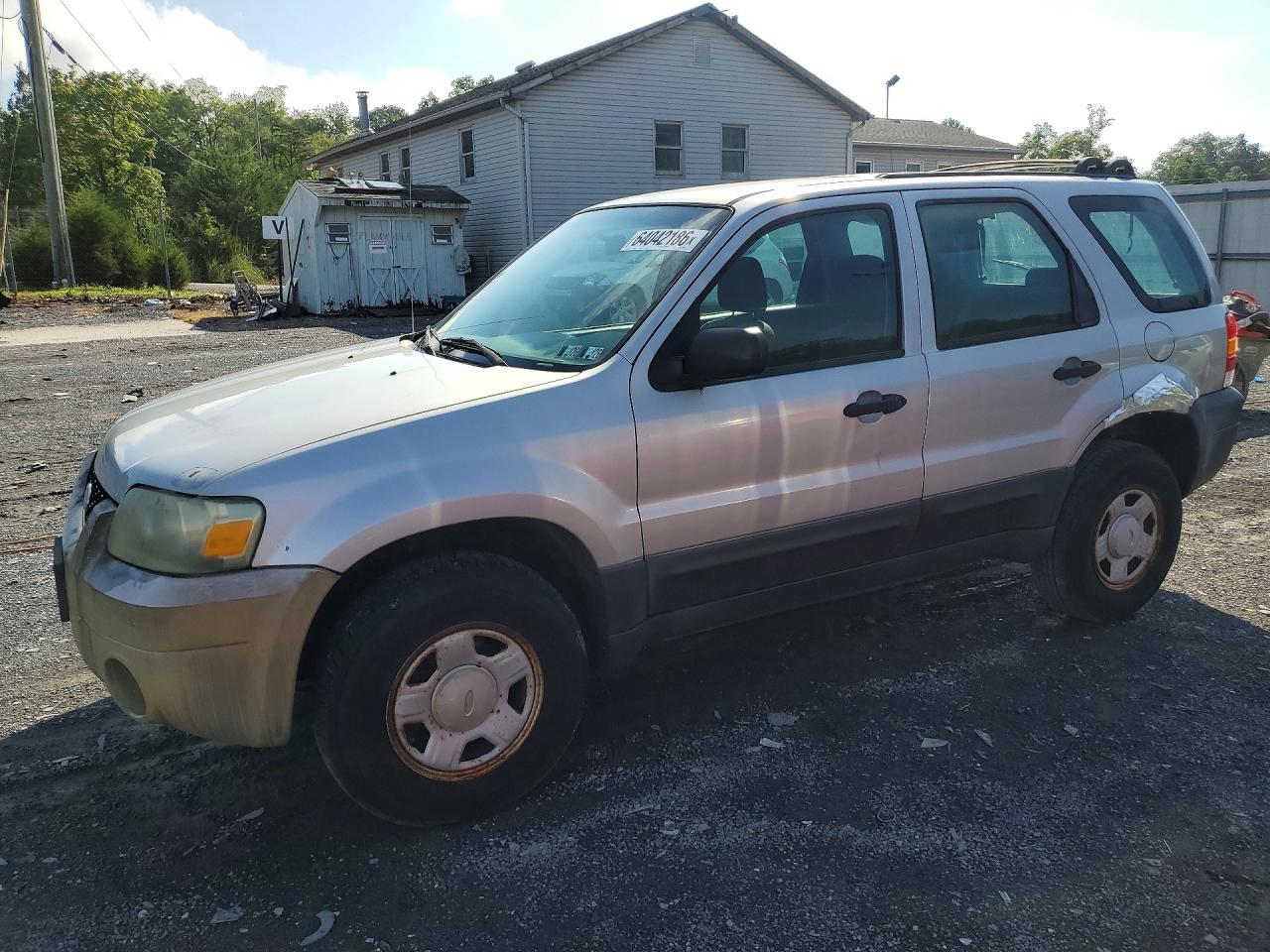 2005 Ford Escape Xls Silver vin: 1FMYU92Z35KA01724