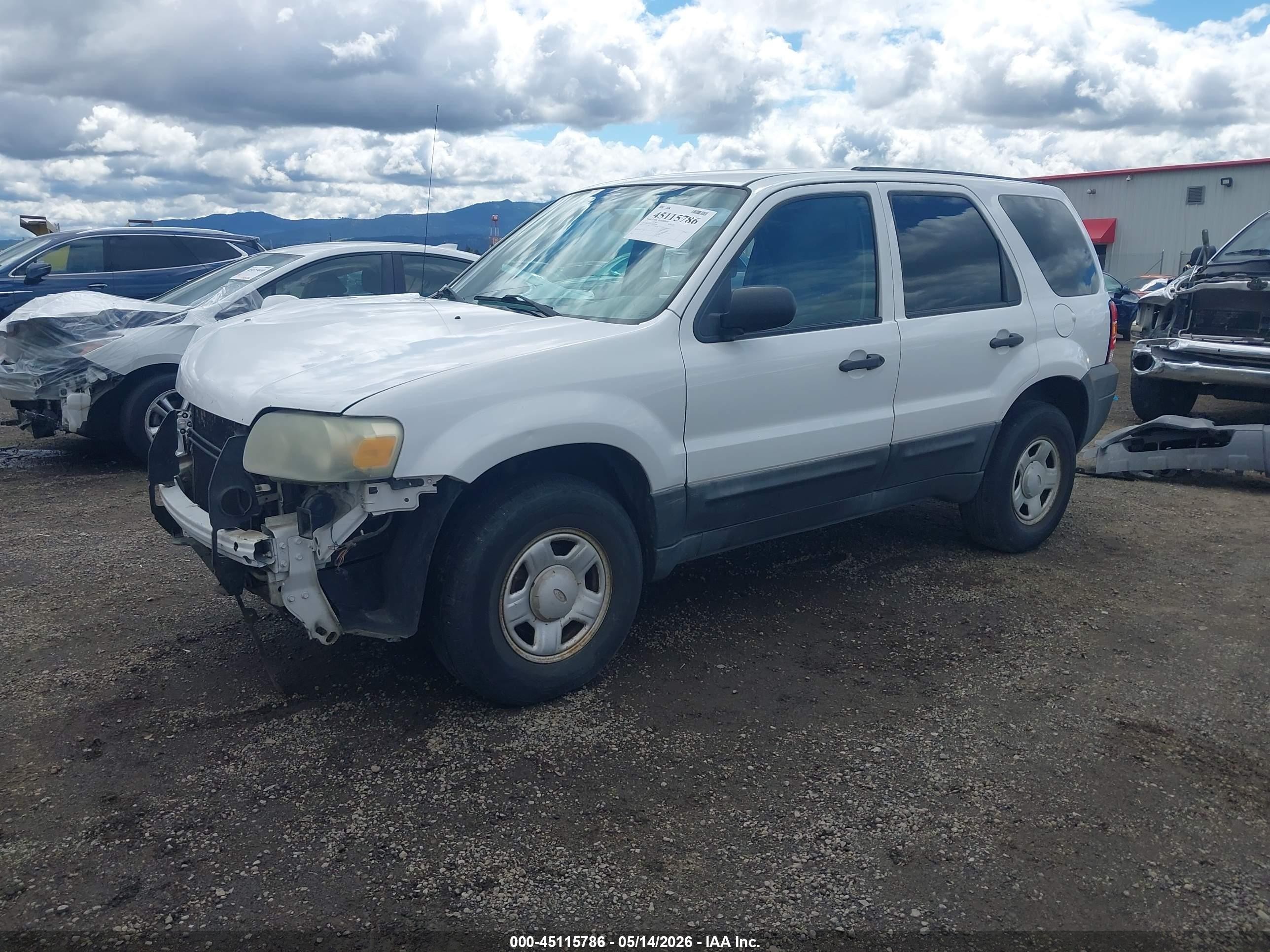 2007 Ford Escape Xls/xls Manual Белый vin: 1FMYU92Z37KA11236