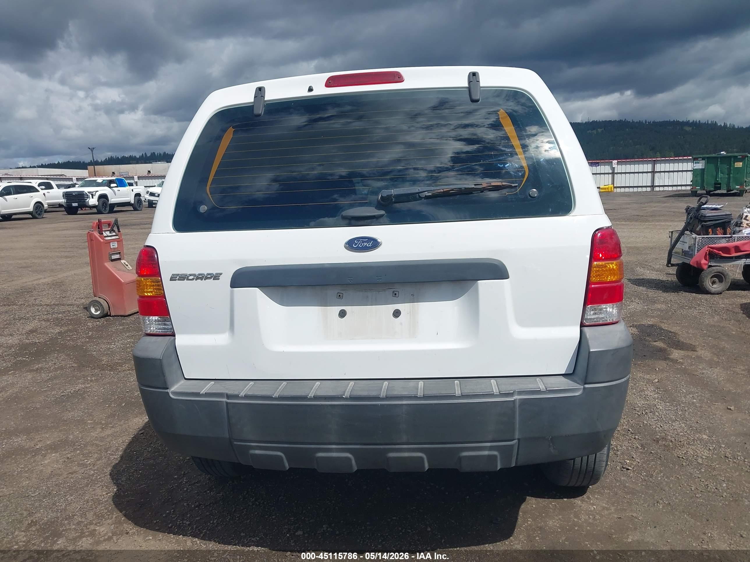2007 Ford Escape Xls/xls Manual Белый vin: 1FMYU92Z37KA11236