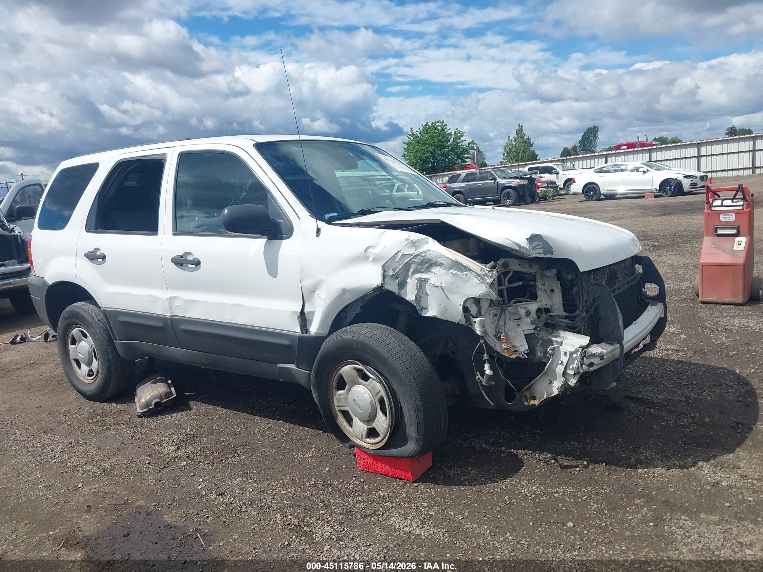 2007 Ford Escape Xls/xls Manual Белый vin: 1FMYU92Z37KA11236